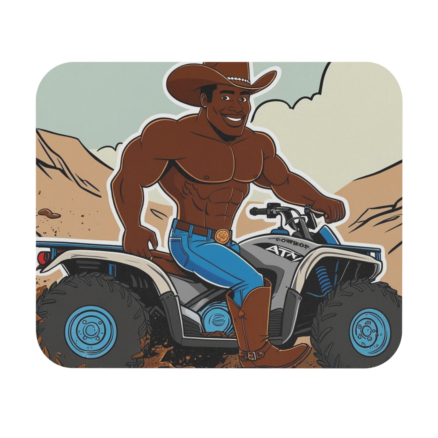 Big Cowboy Adventure Mouse Pad