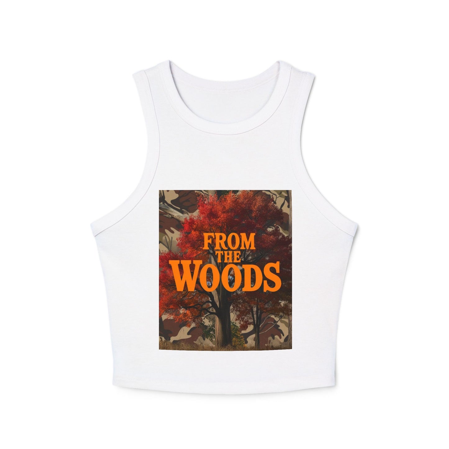 From The Woods Women's Micro Rib Racer Tank Top