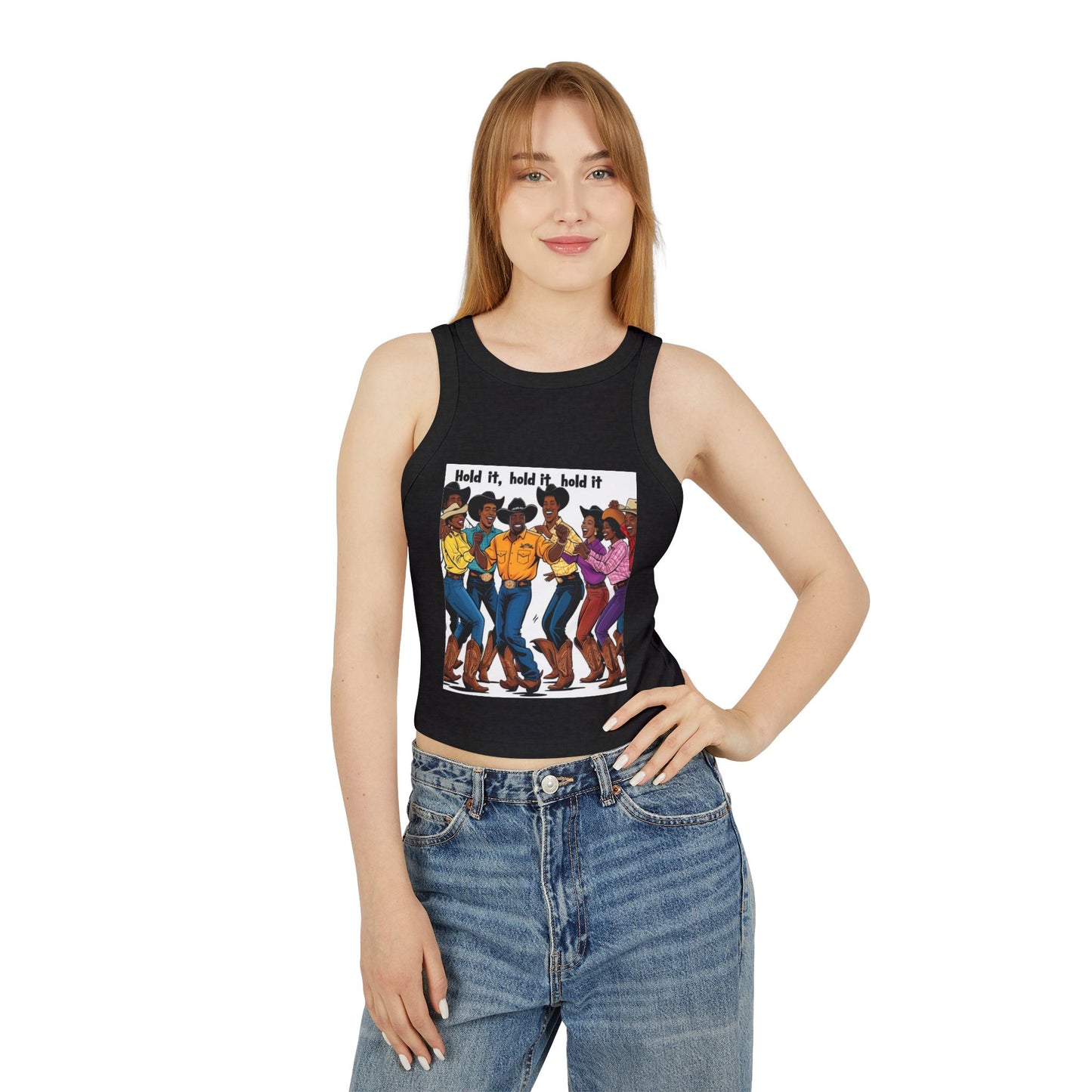 Hold It X4 Graphic Racer Tank Top