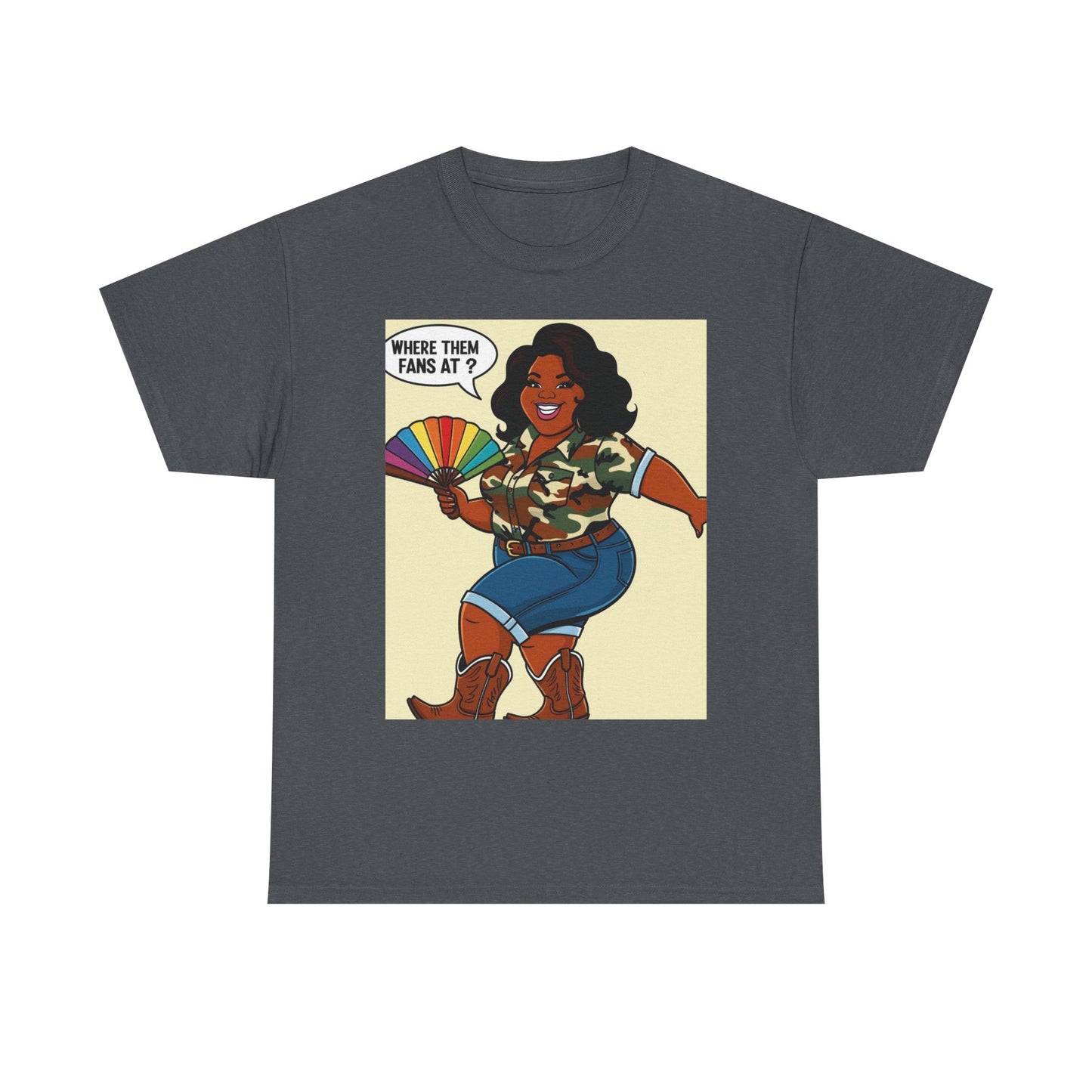 Where Them Fans At? Cotton Tee