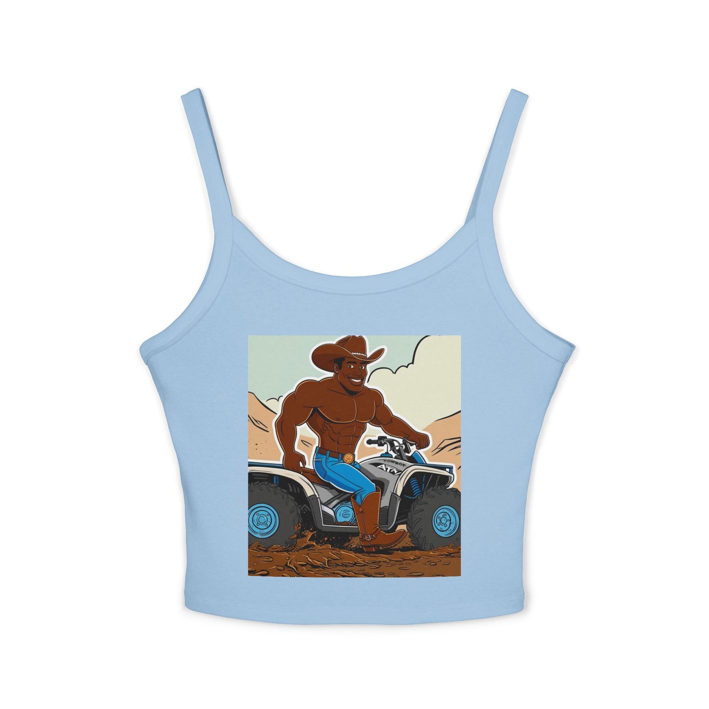 Big Cowboy Adventure Spaghetti Strap Tank Top