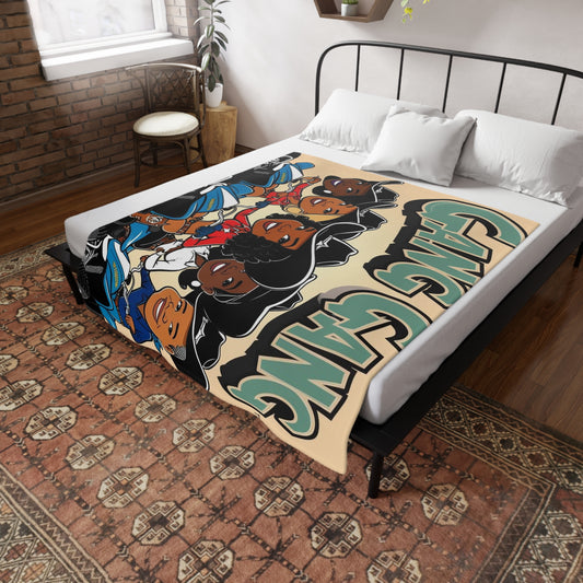 Mixed Gang Plush Fleece Blanket