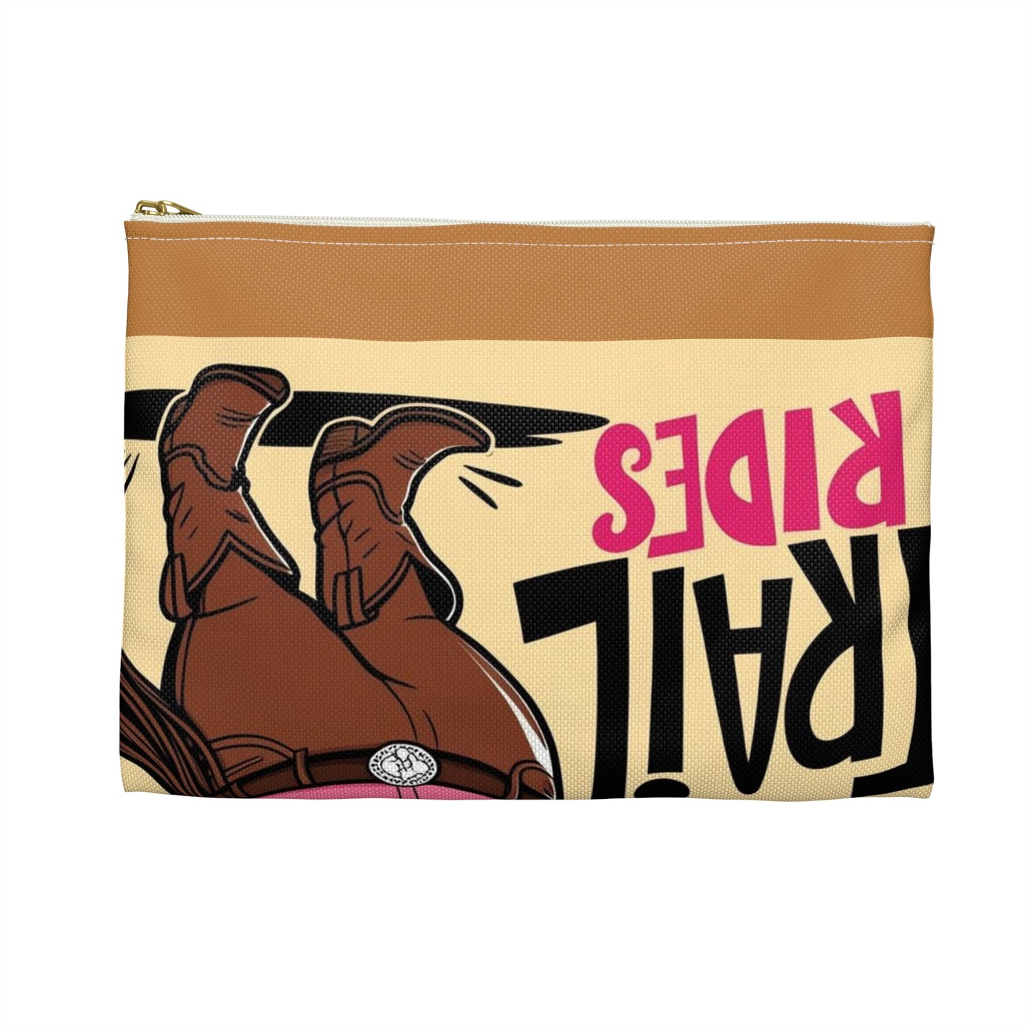 Thick Thighs Are For Trail Rides Accessory Pouch