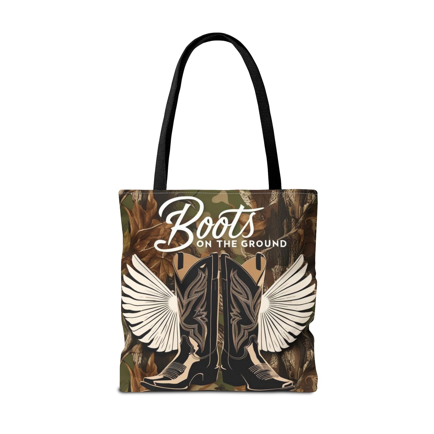 Boots On The Ground Tote Bag
