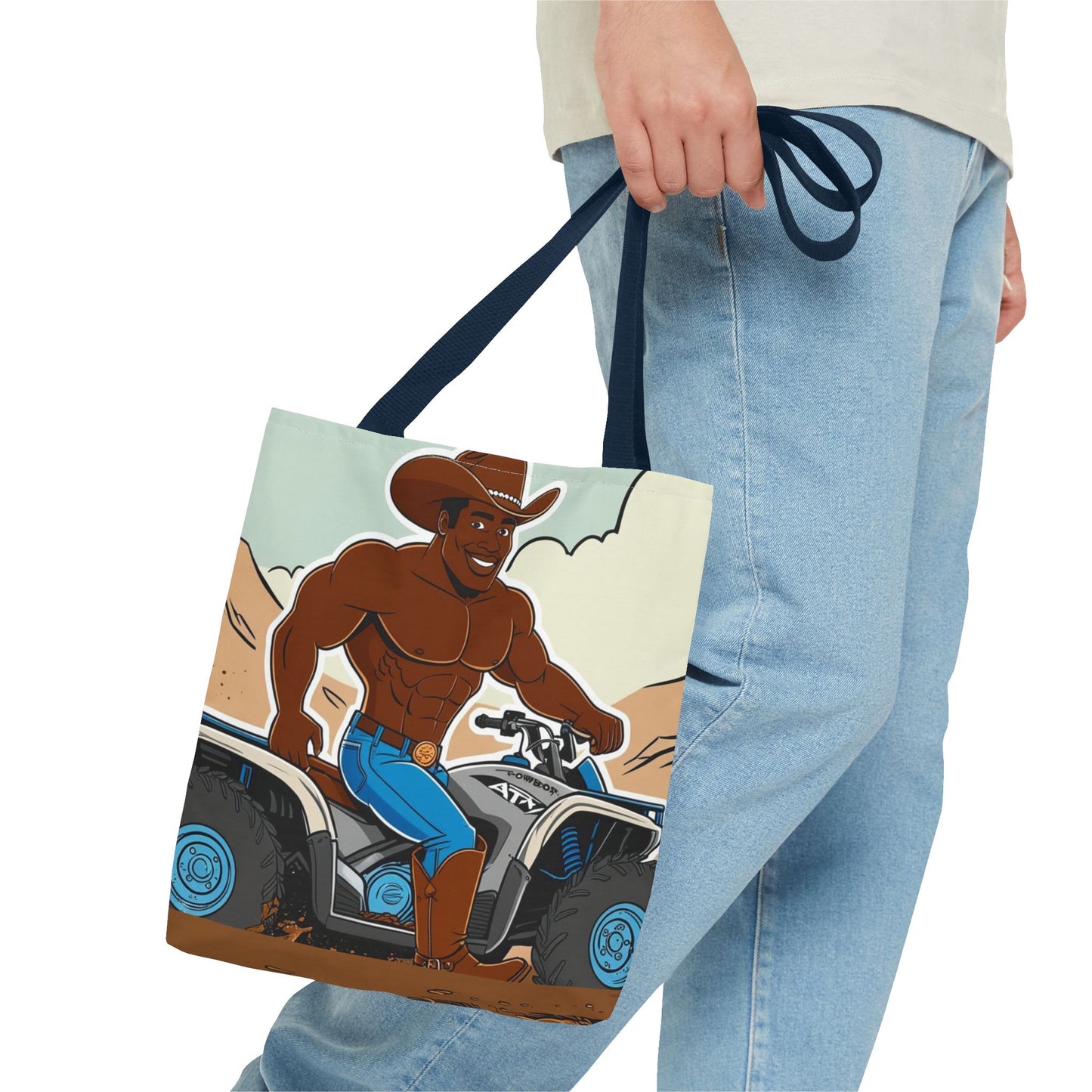 Big Cowboy Adventure Tote Bag
