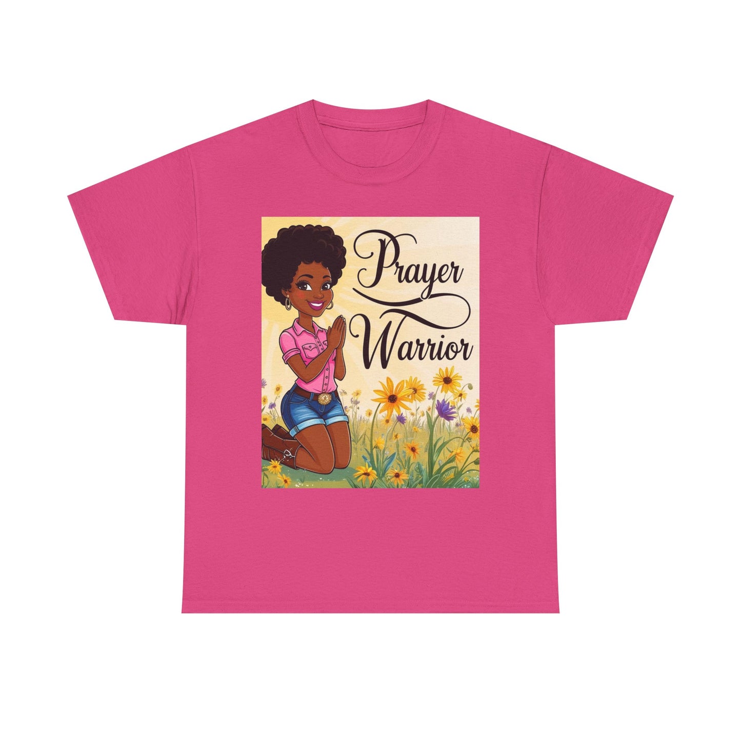 Prayer Warrior 2-More Colors Unisex Heavy Cotton Tee
