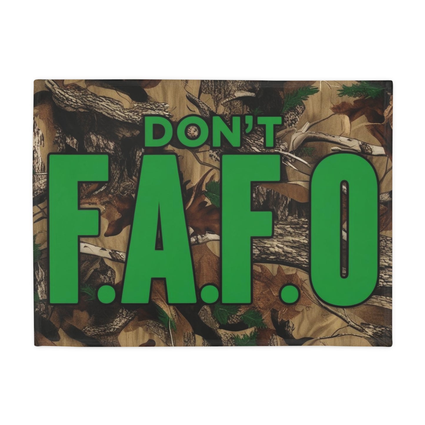 Don't F.A.F.O. Plush Blanket