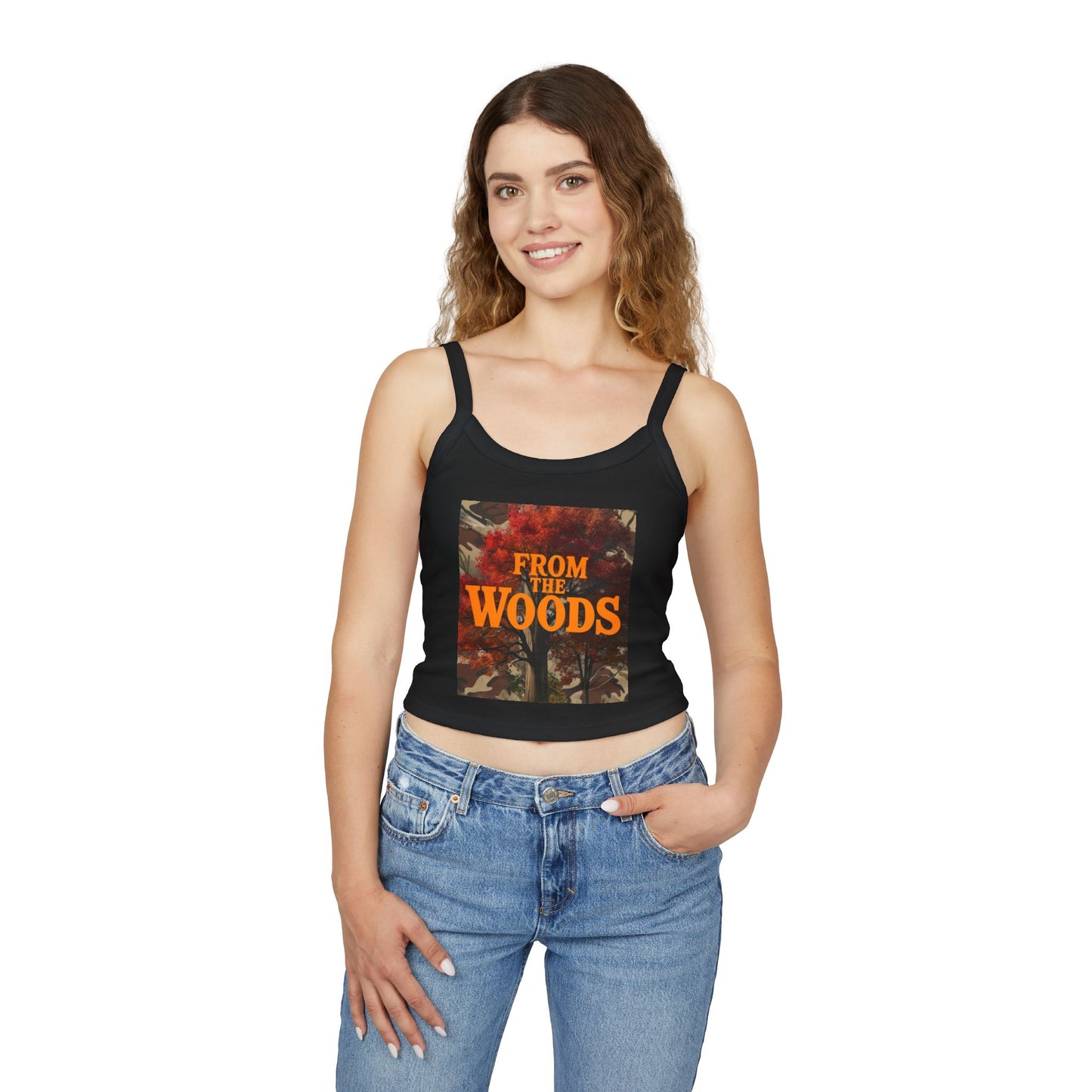 From The Woods Women's Spaghetti Strap Tank Top