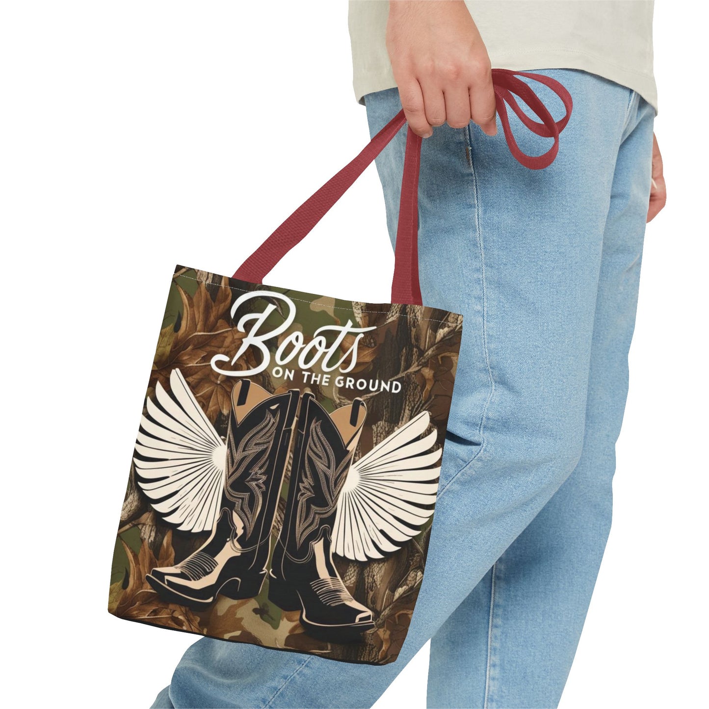 Boots On The Ground Tote Bag