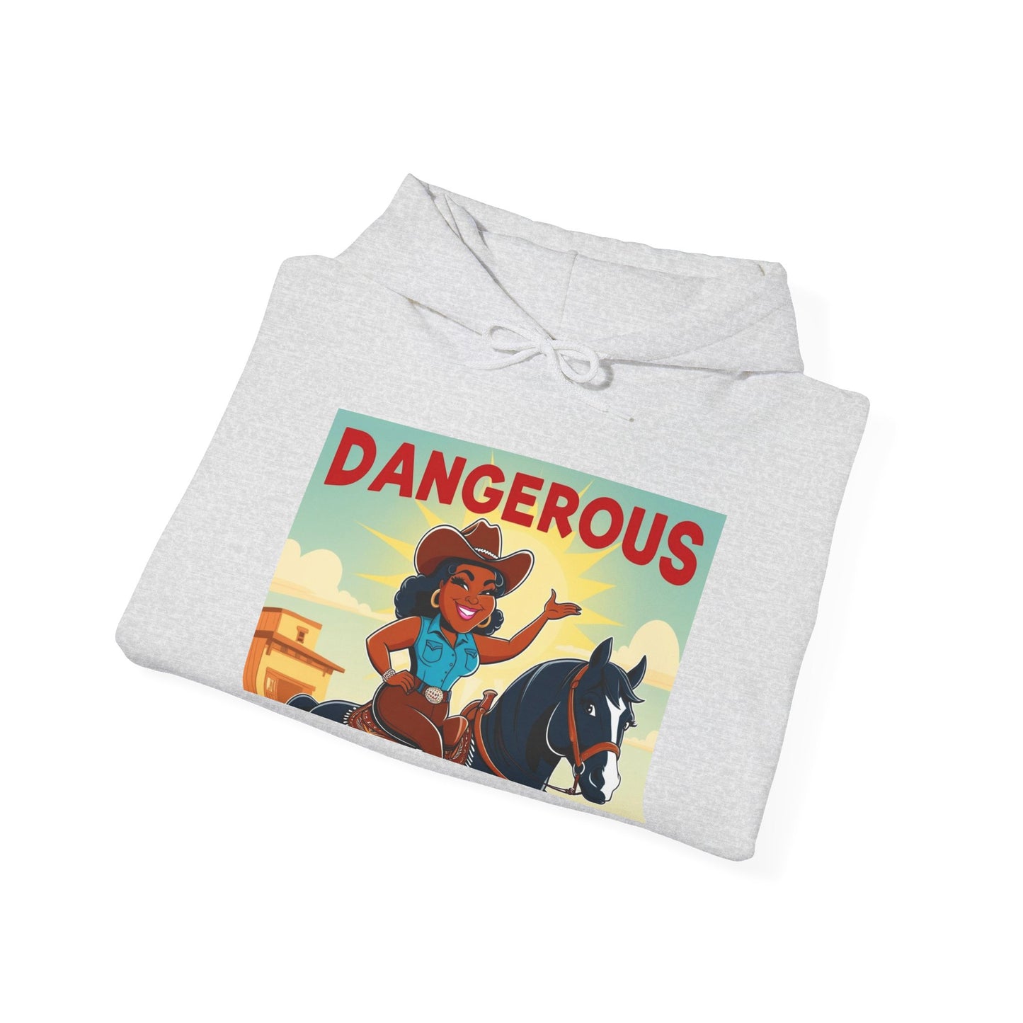 Dangerous Cowgirl Graphic Unisex Hoodie
