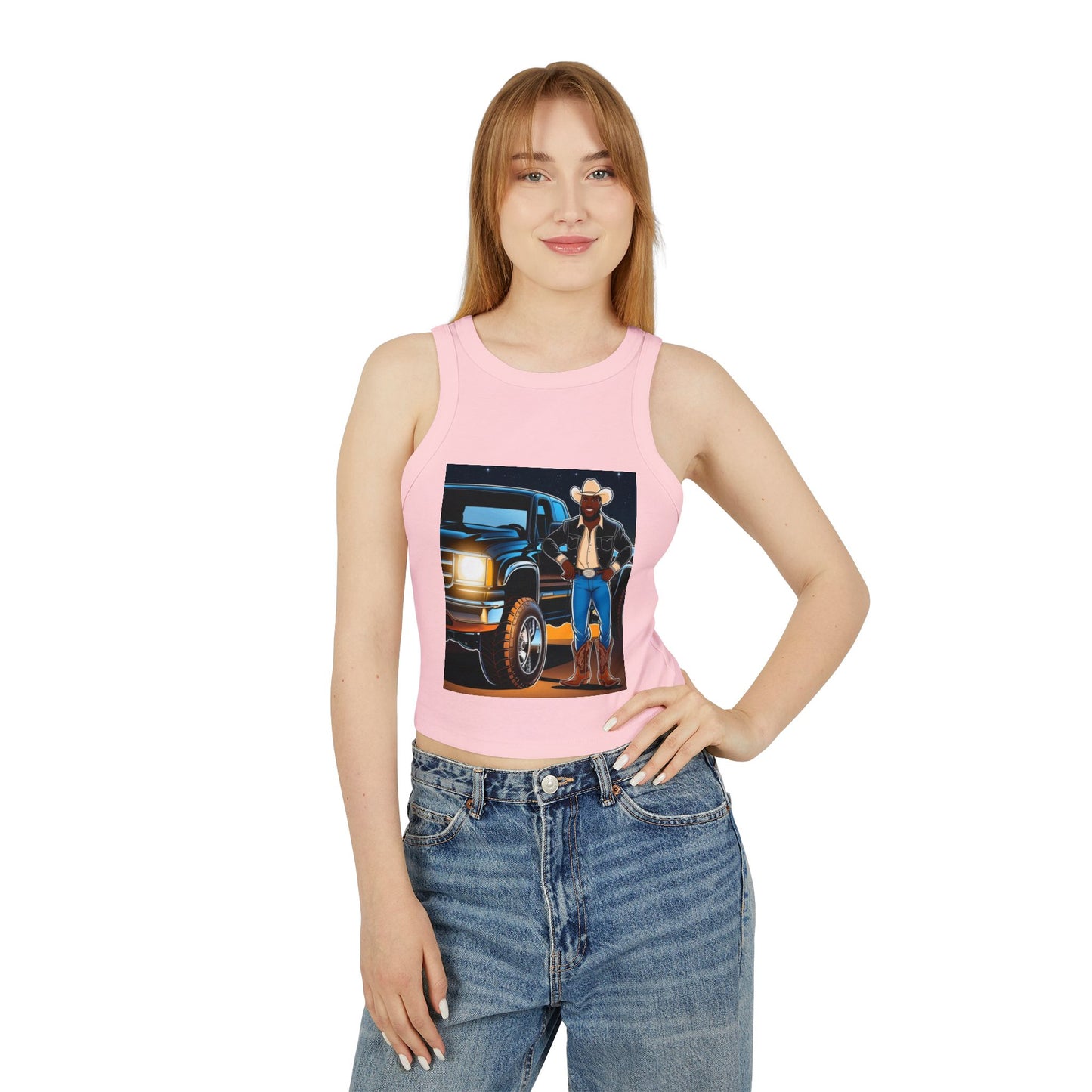 Don't Touch My Truck  Racer Tank Top