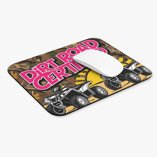Dirt Road Certified Pink Mouse Pad