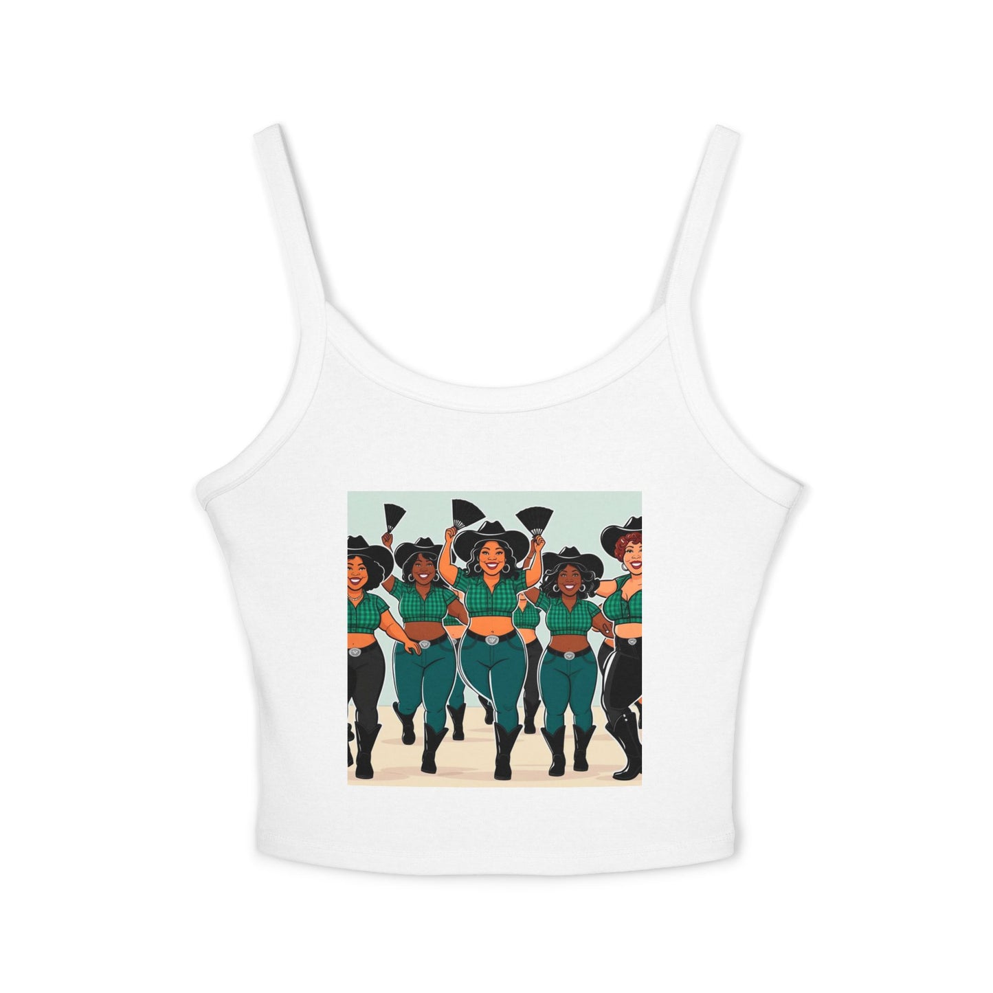 Group Dancers Spaghetti Strap Tank Top