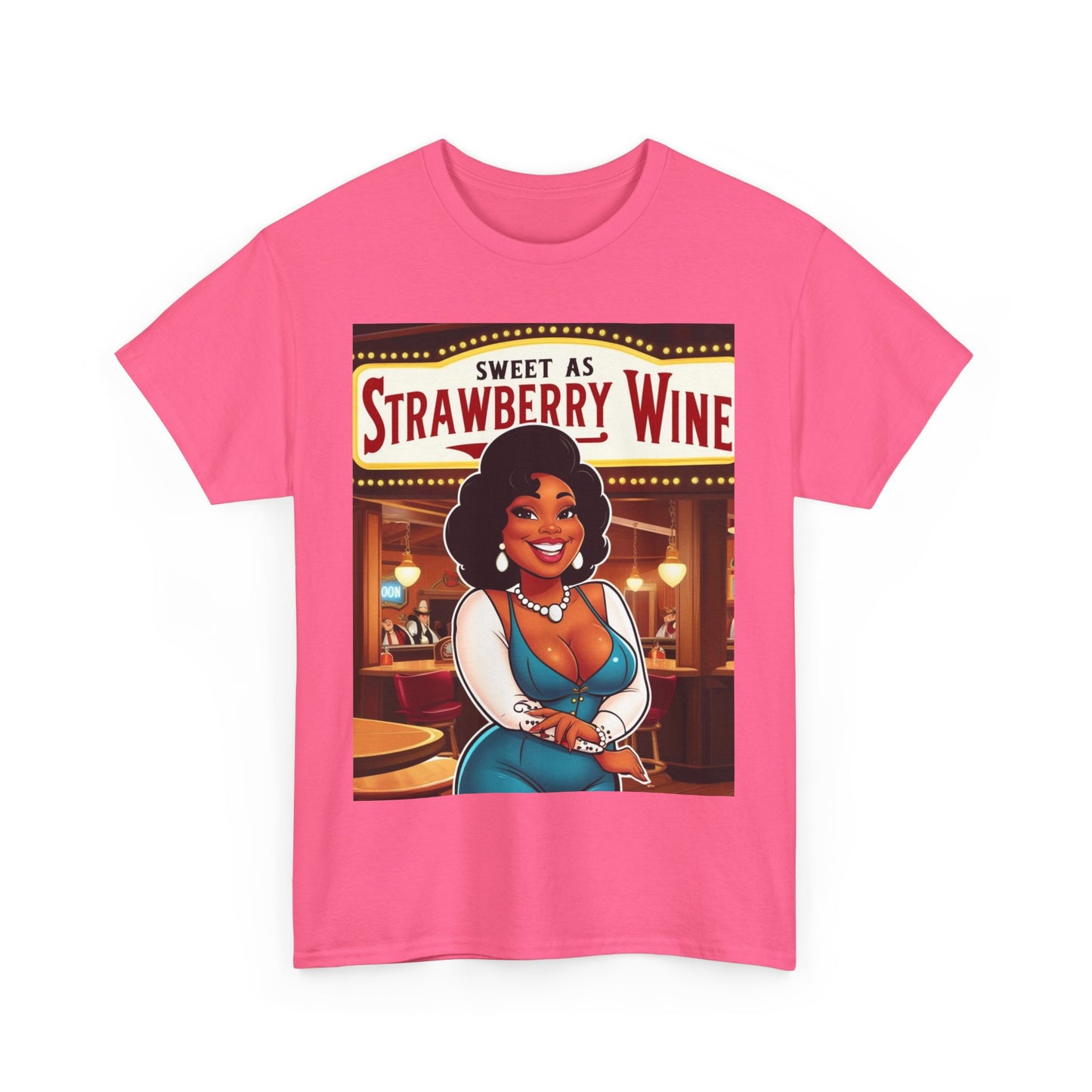 Sweet as Strawberry Wine Unisex Cotton Tee