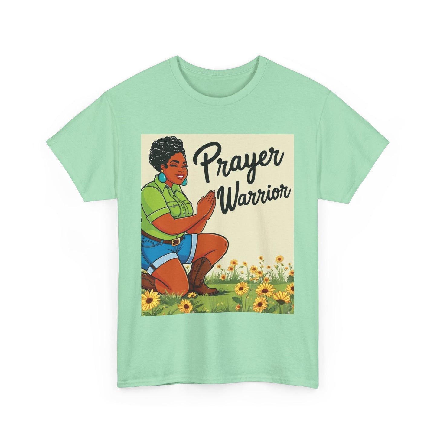 Prayer Warrior Unisex Cotton Tee