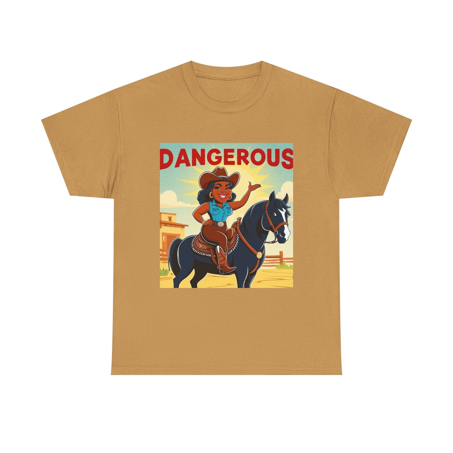 Dangerous Cowgirl Unisex Cotton Tee