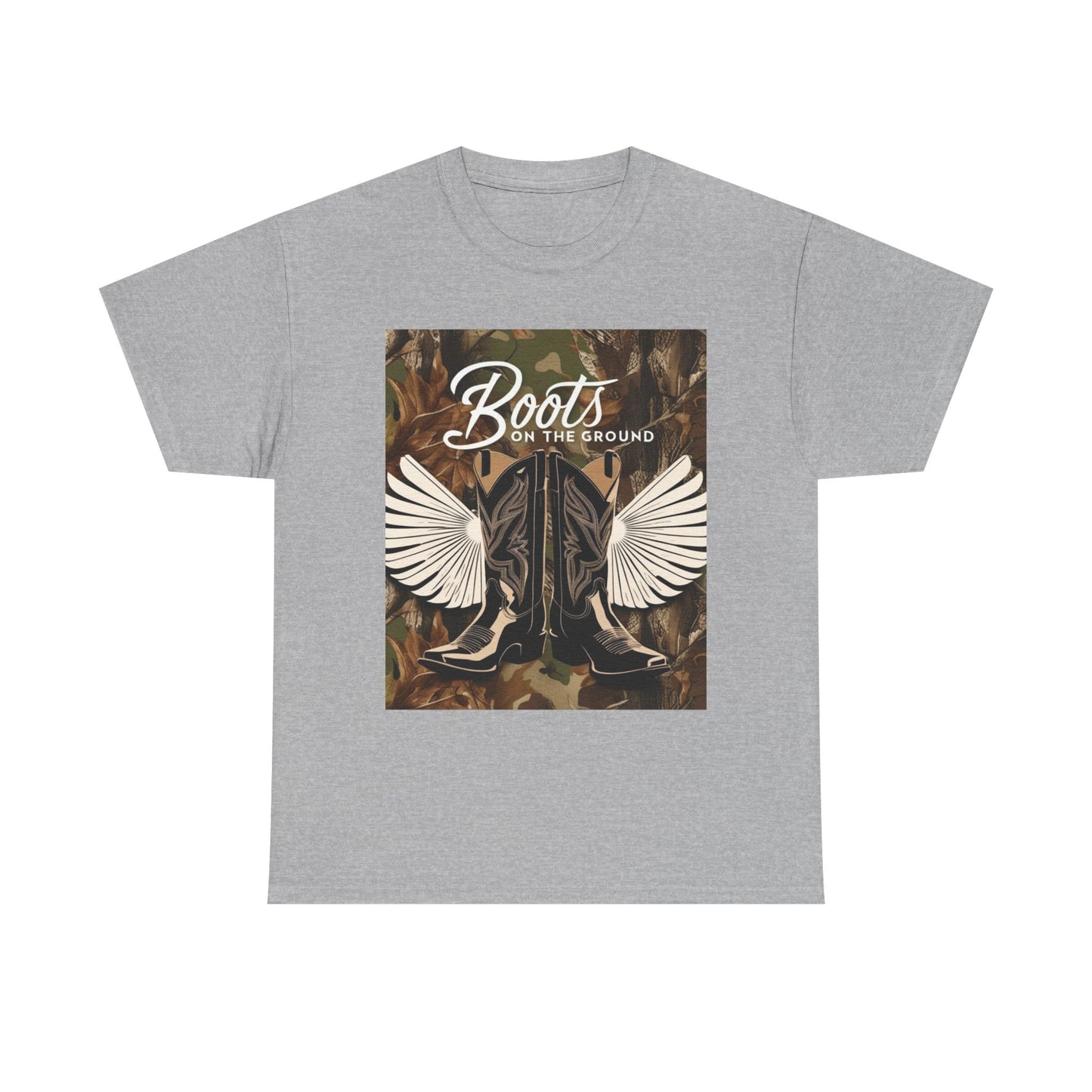 Boots On The Ground Unisex Cotton Tee 2-More Colors