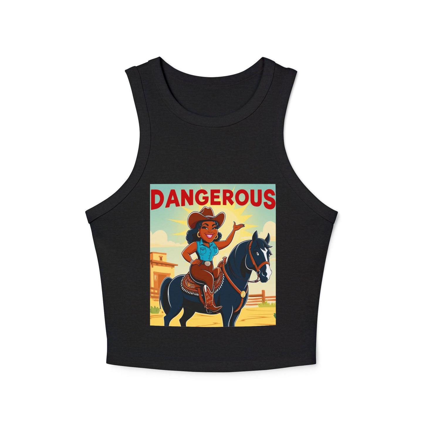 Dangerous Cowgirl Racer Tank Top