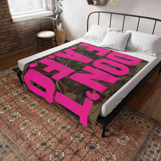 Don't F.A.F.O. Plush Fleece Blanket