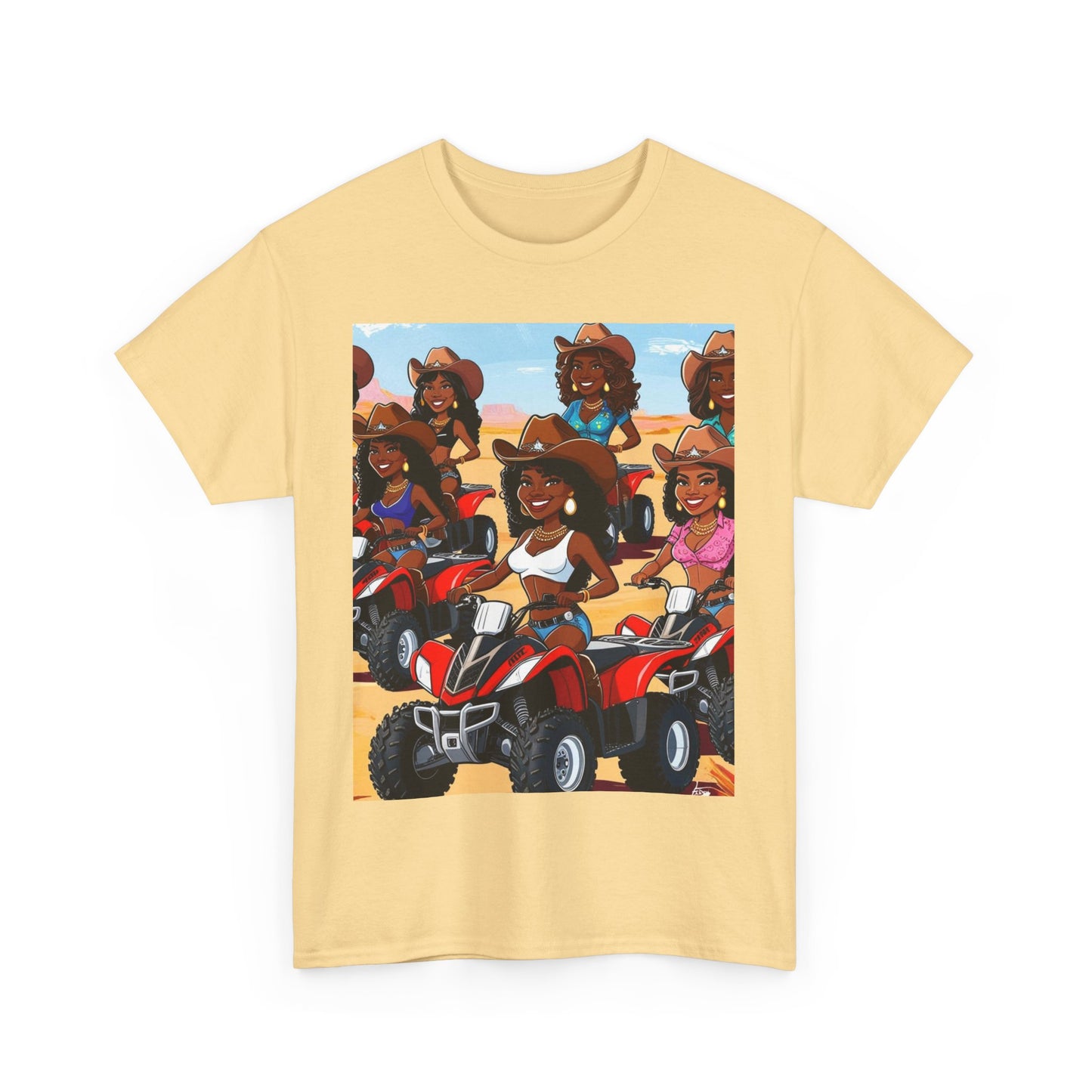 Adventurous Squad Biking Unisex Cotton Tee