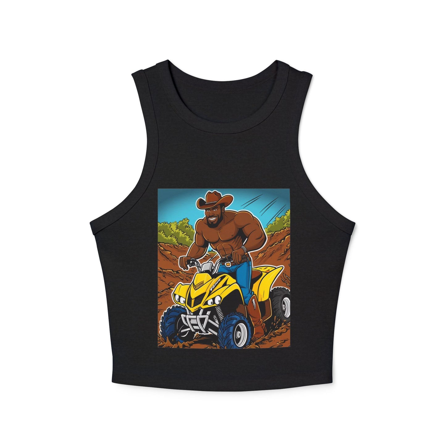 Big Boy Women's Micro Rib Racer Tank Top