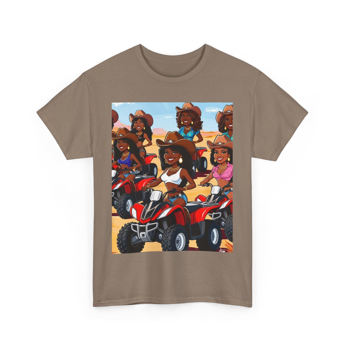 Adventurous Squad Biking Unisex Cotton Tee
