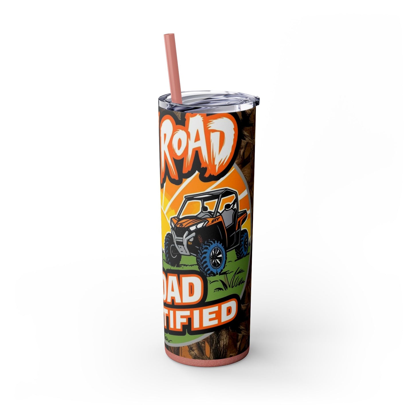 Dirt Road Certified Skinny Tumbler with Straw - 20oz