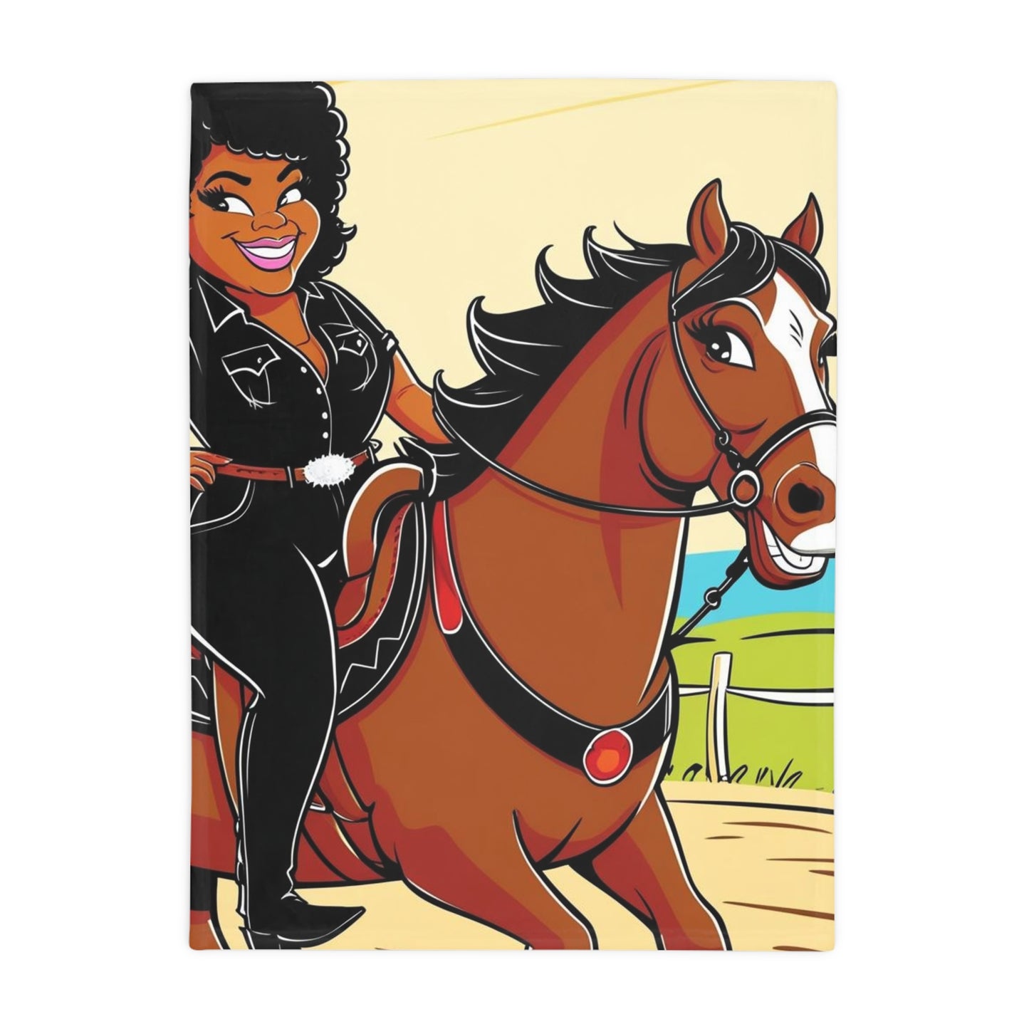 Sittin' Pretty Plush Fleece Blanket