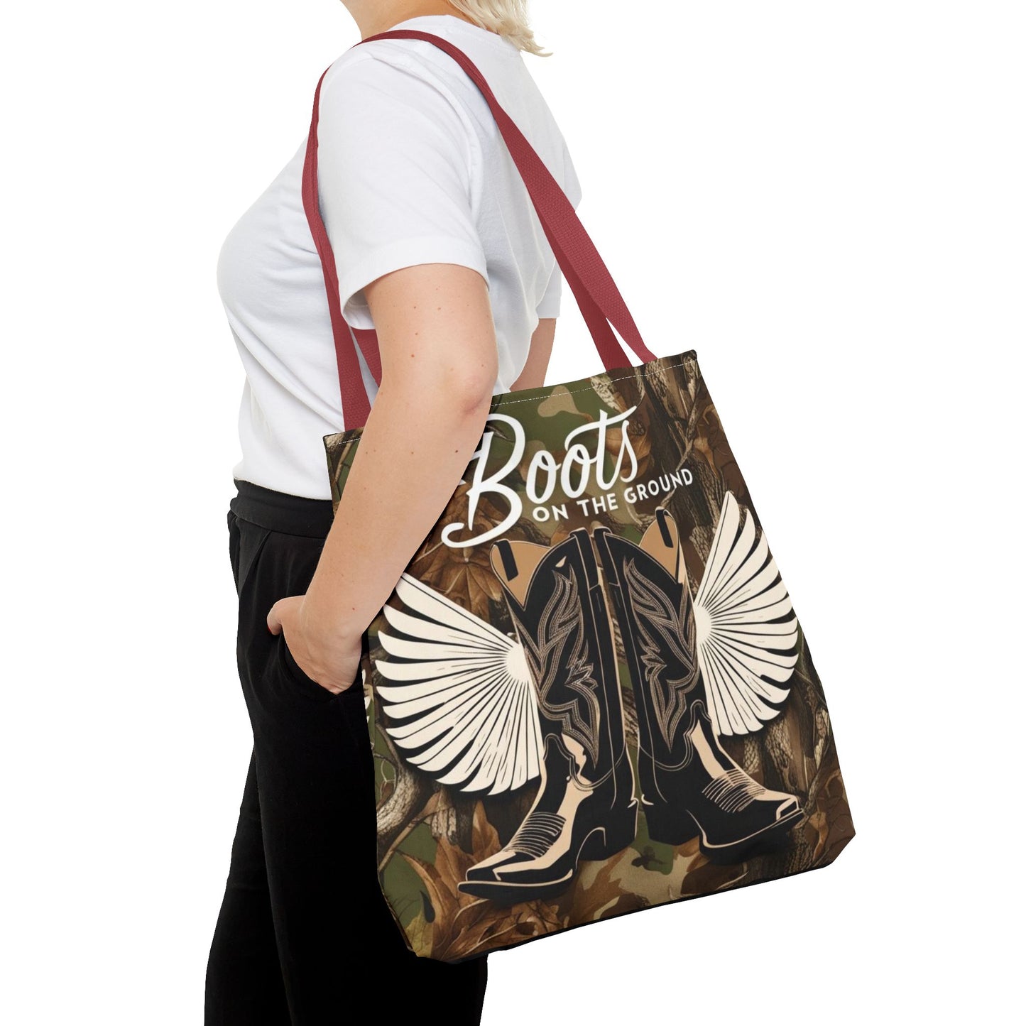 Boots On The Ground Tote Bag