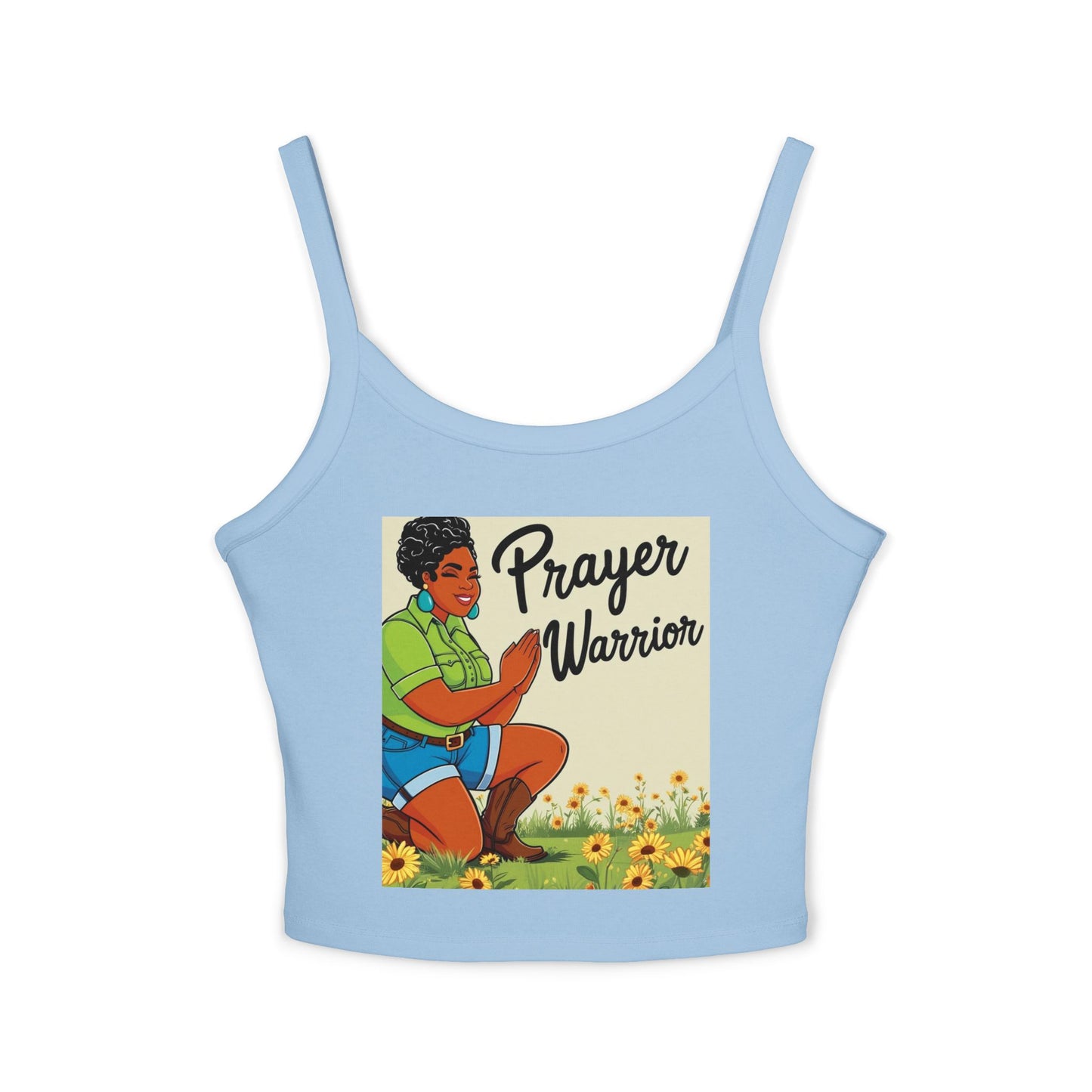 Prayer Warrior Women's Spaghetti Strap Tank Top