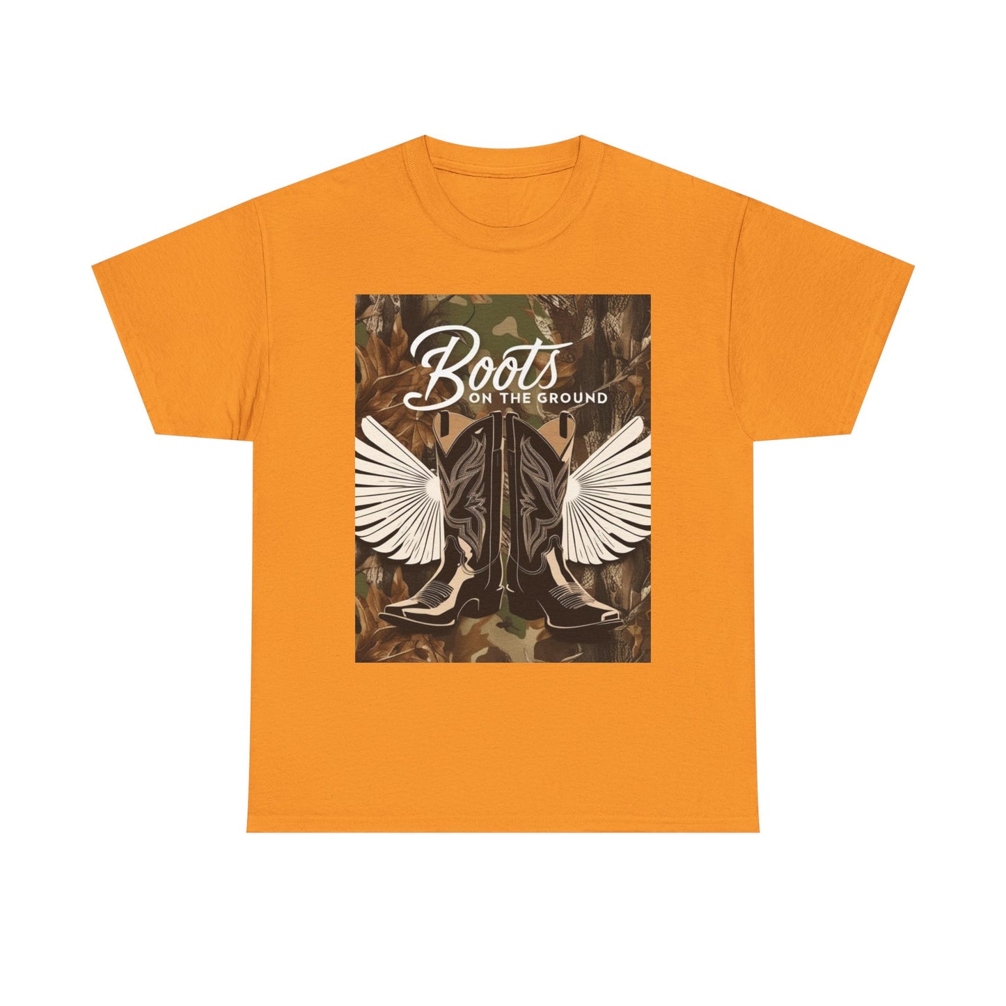 Boots On The Ground Unisex Cotton Tee