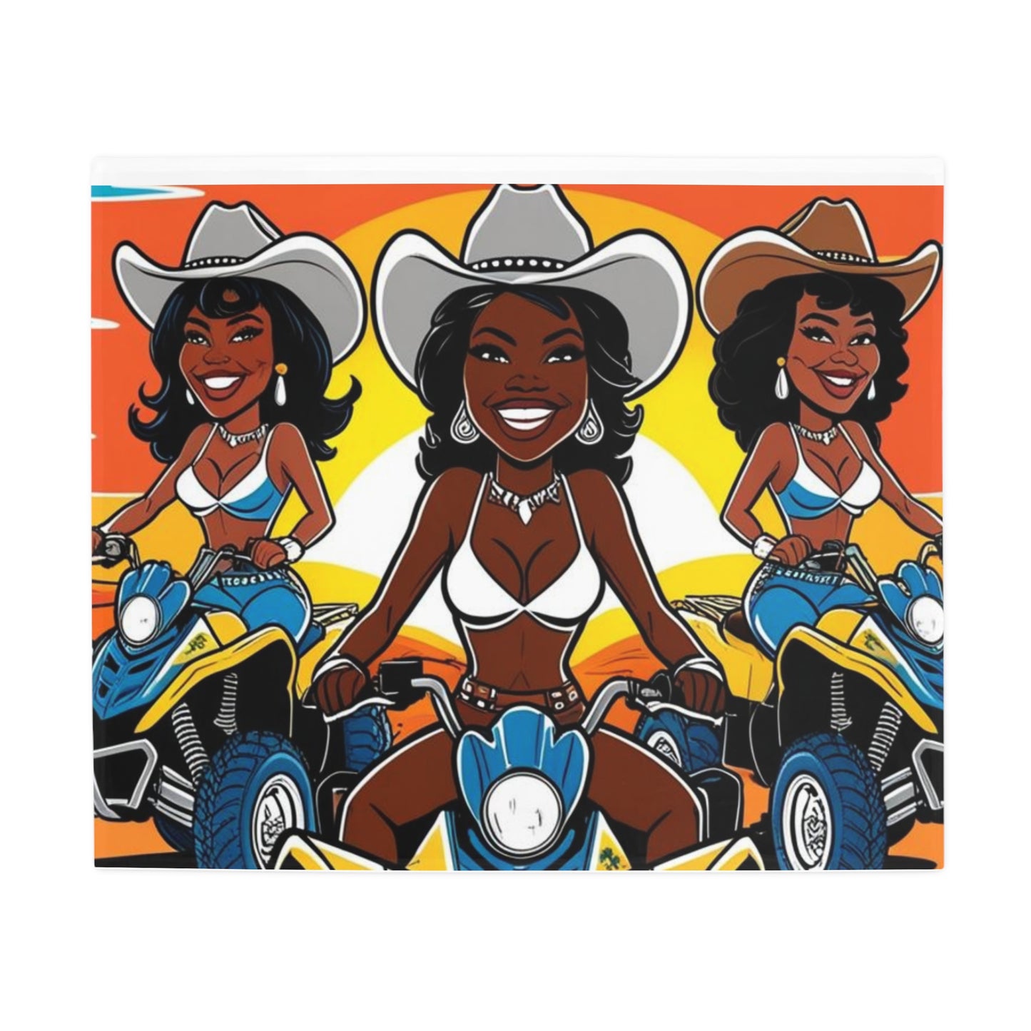 Sexy Off Roader Fleece Blanket