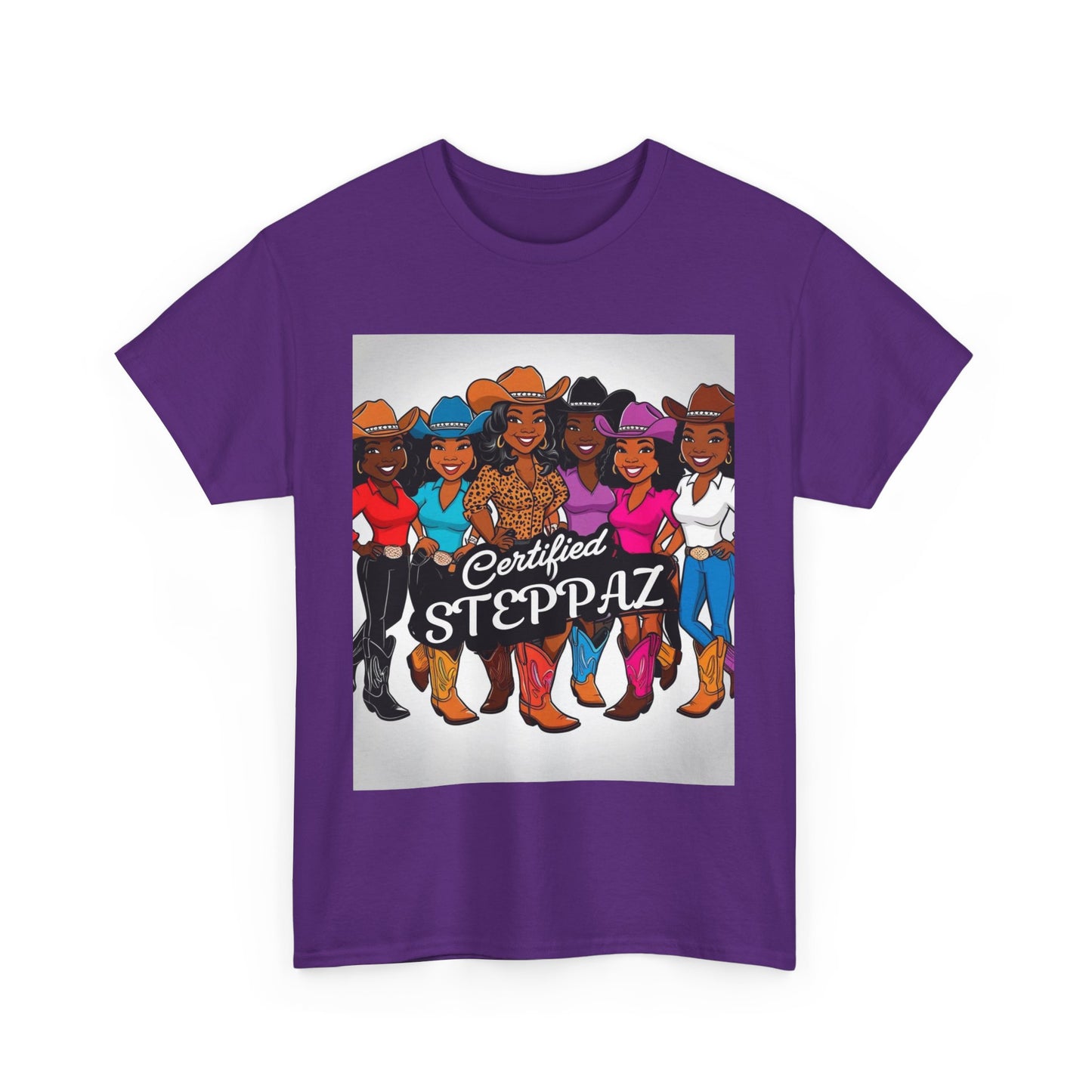 Certified Steppaz Unisex Cotton Tee 3-EVEN More Colors