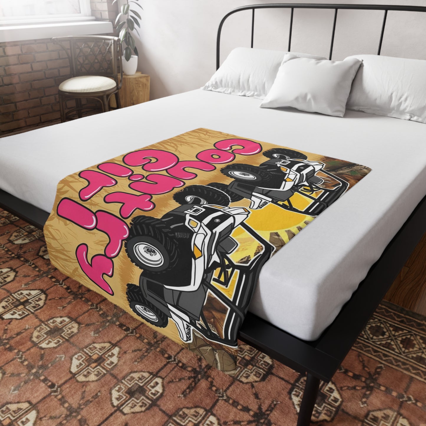 Country Girl Plush Fleece Blanket