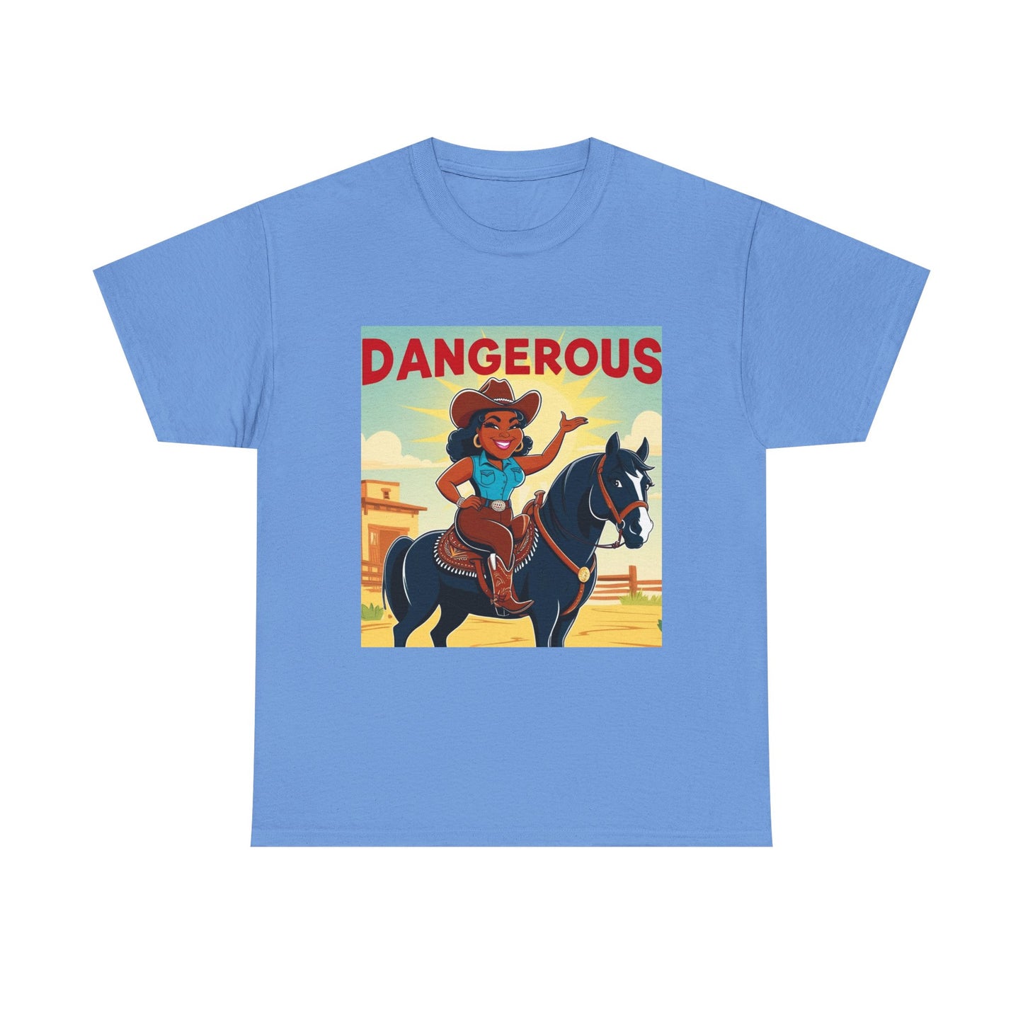 Dangerous Cowgirl 2-More Colors Unisex Cotton Tee