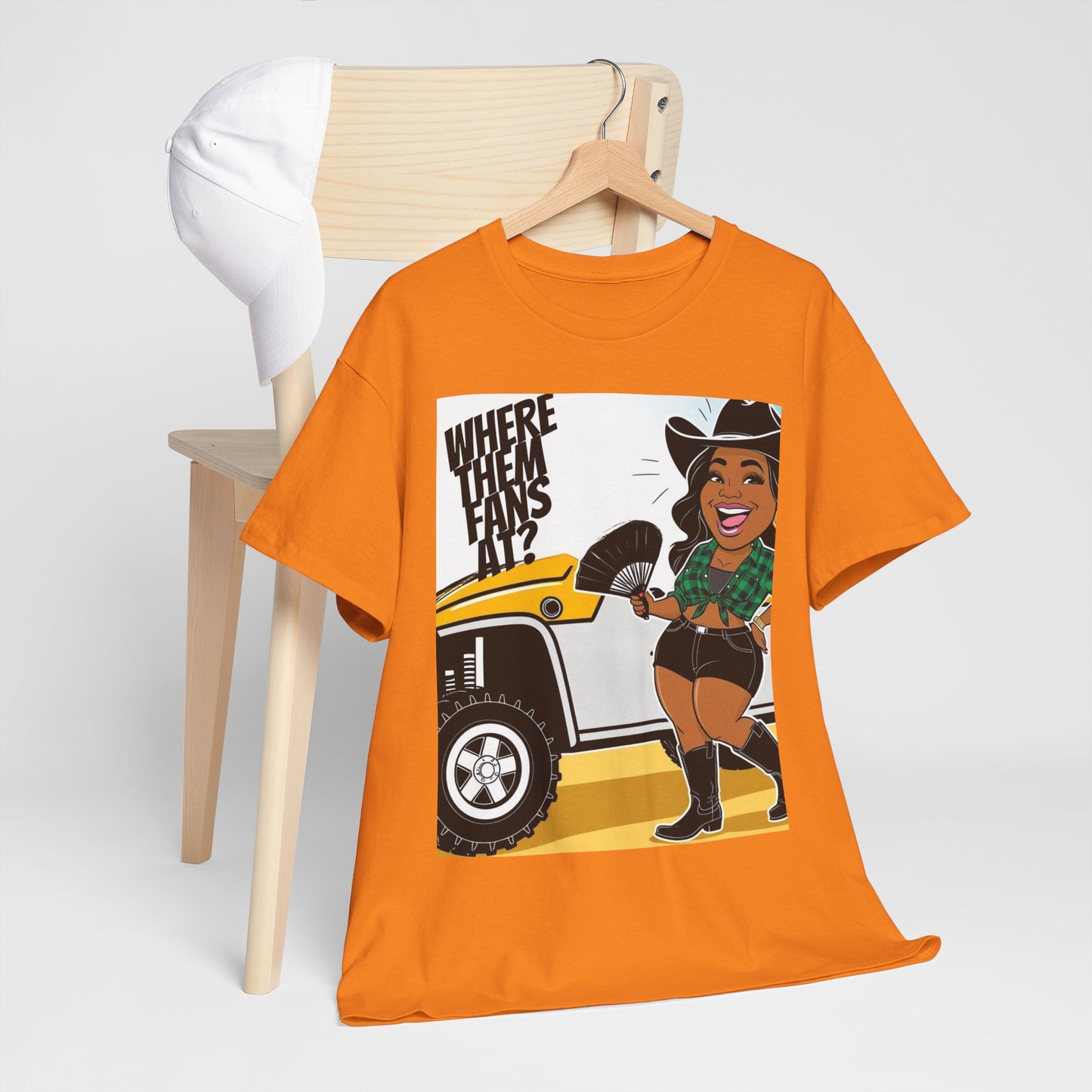 Where Them Fans At? UnisexCotton Tee