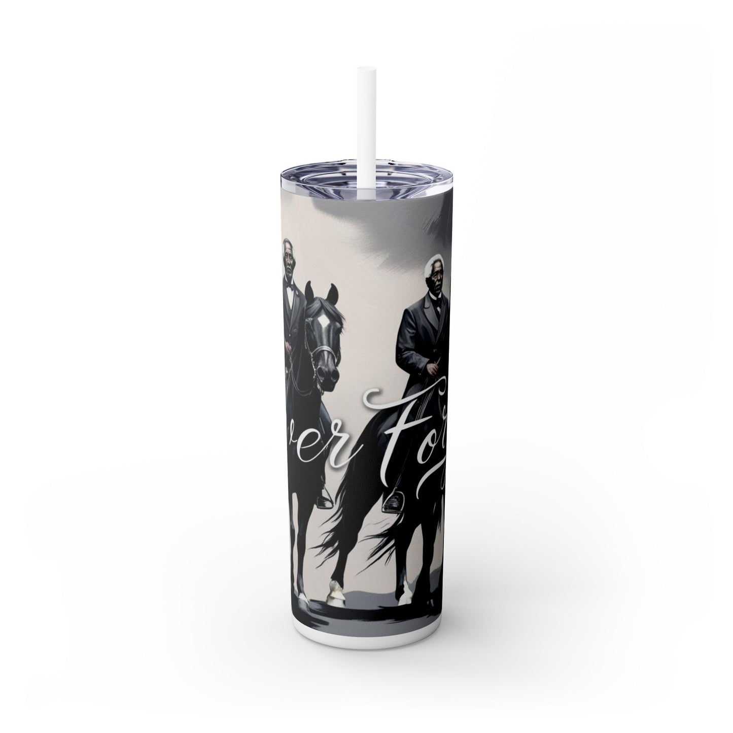 Pay Homage Skinny Tumbler with Straw, 20oz