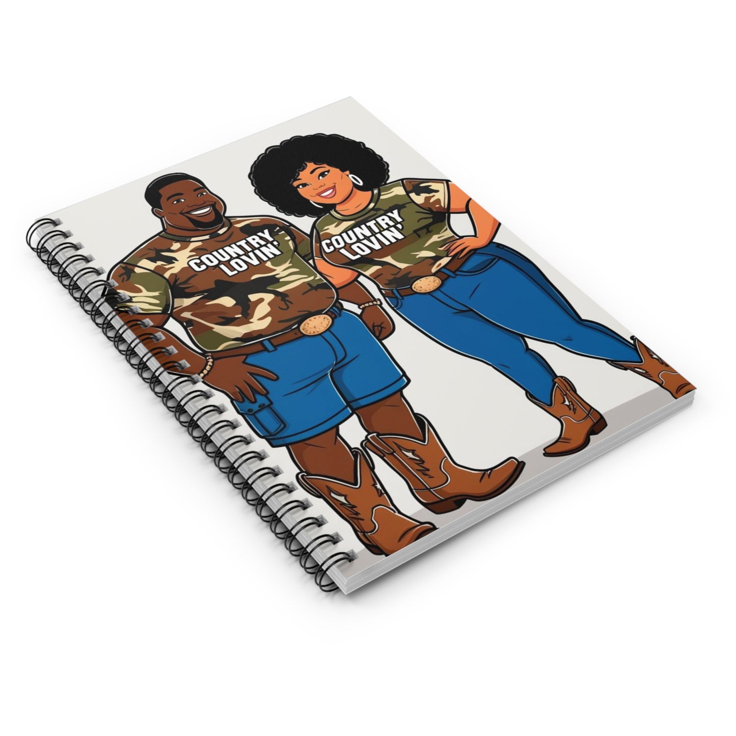 Country Lovin Spiral Notebook - Ruled Line