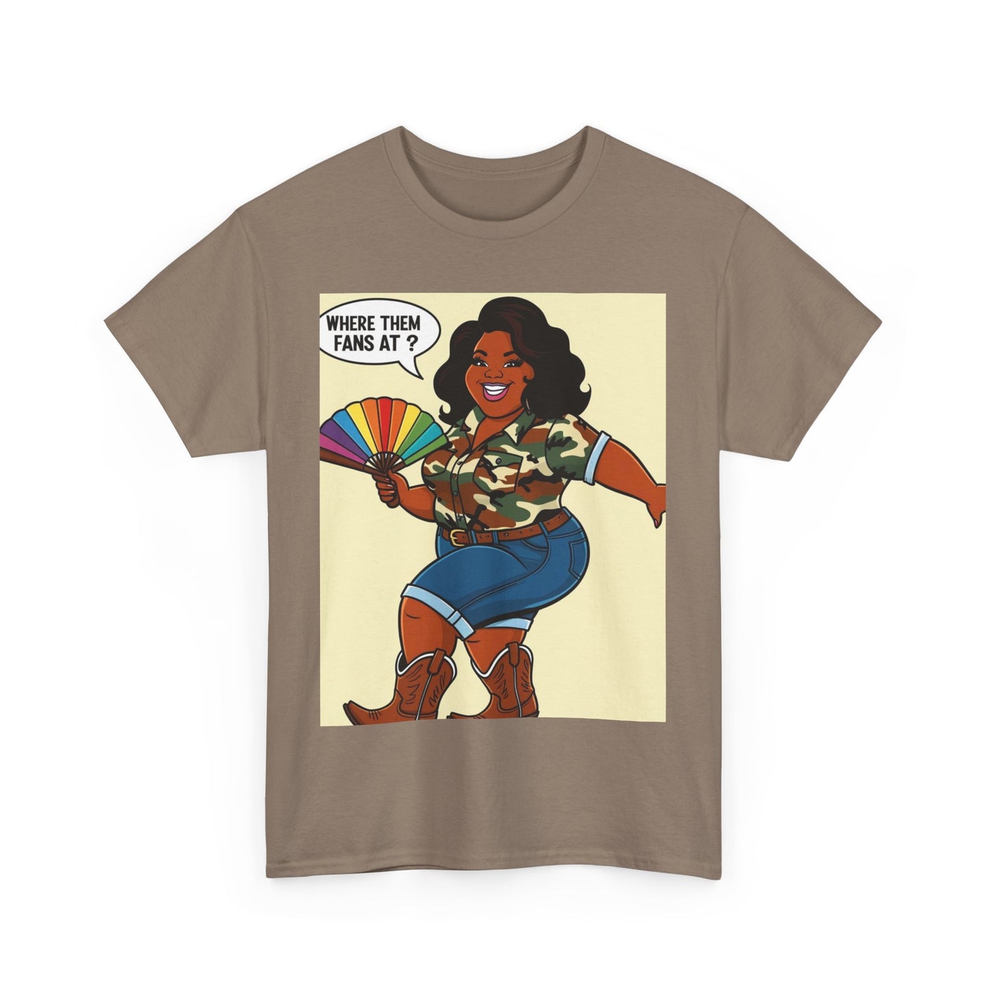 Where Them Fans At? Cotton Tee