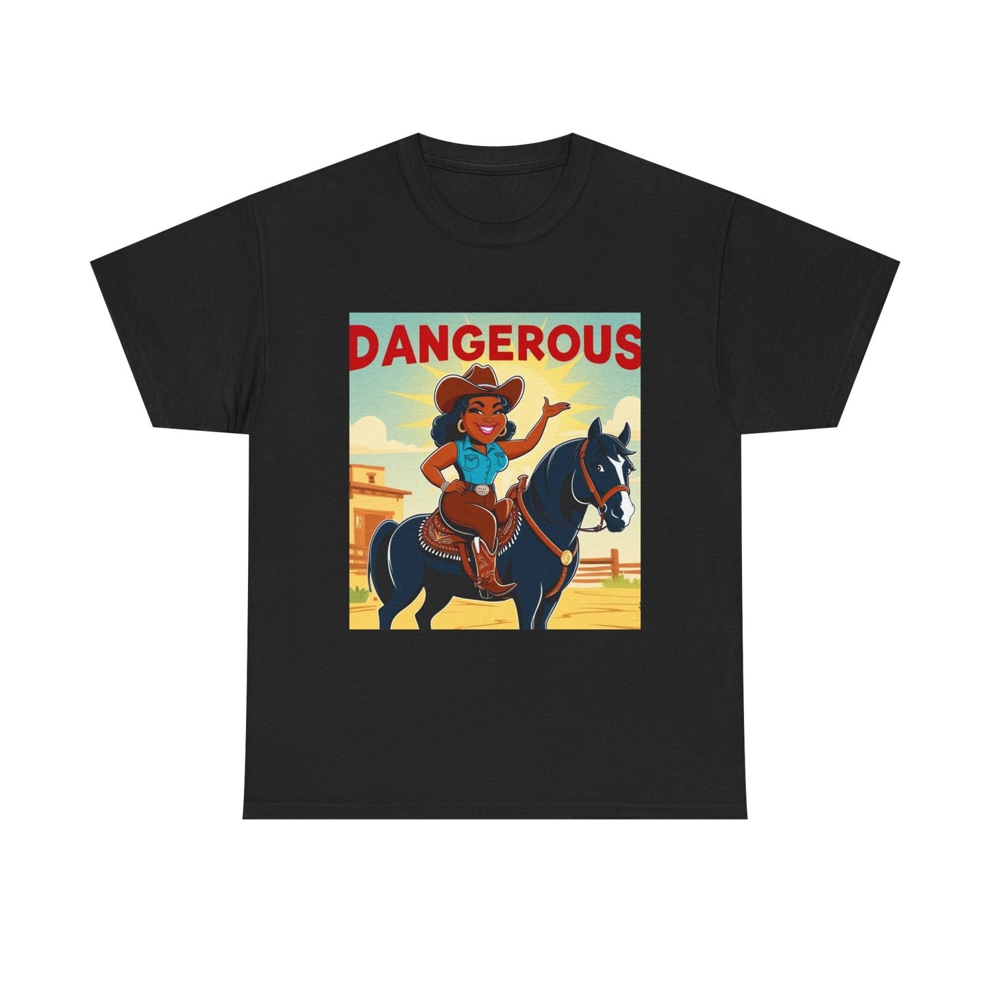 Dangerous Cowgirl Unisex Cotton Tee