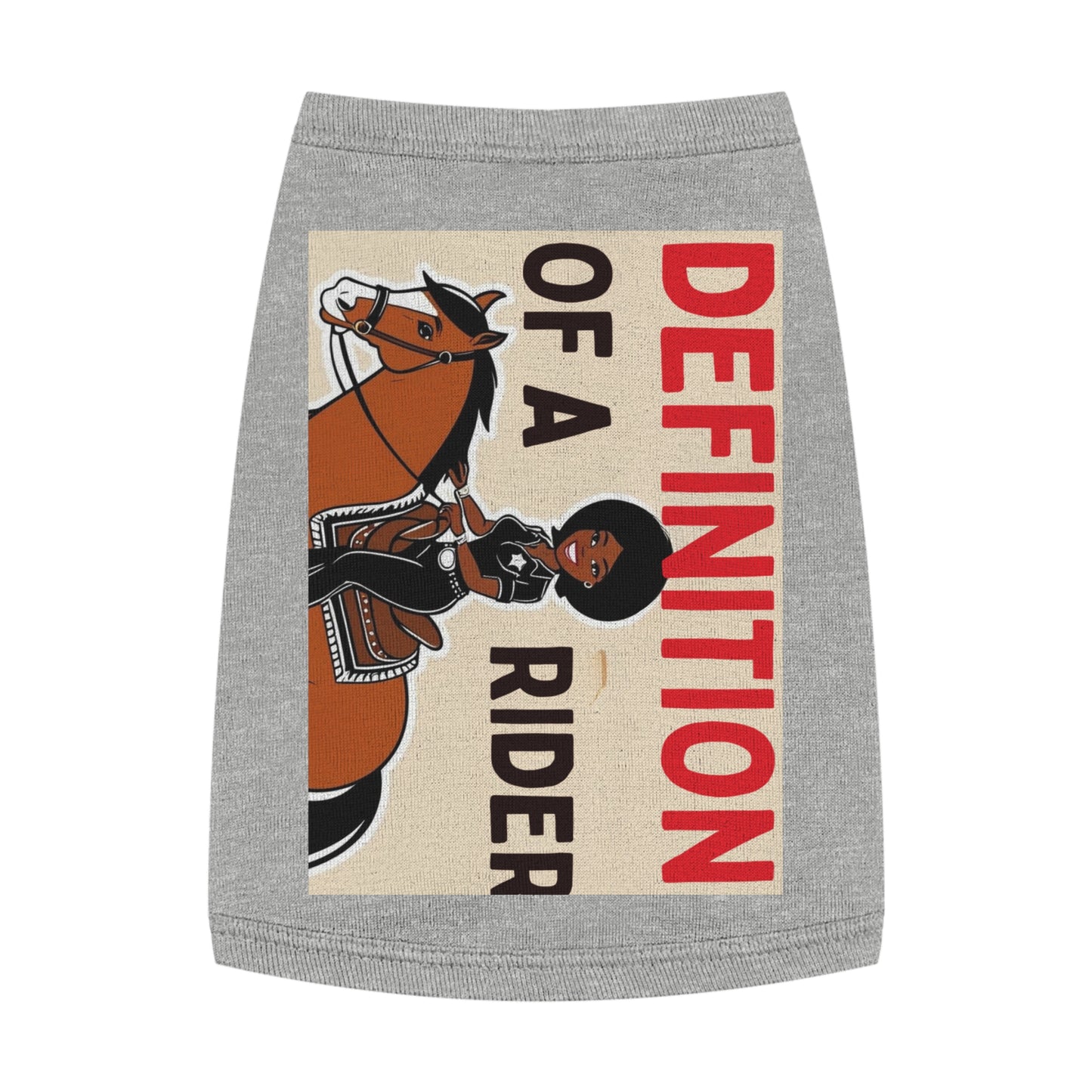 Definition of a Rider Pet Tank Top