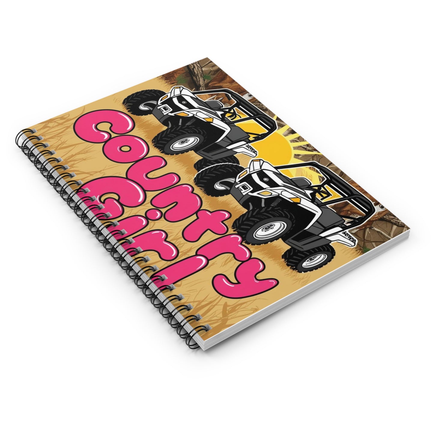 Country Girl Spiral Notebook - Ruled Line