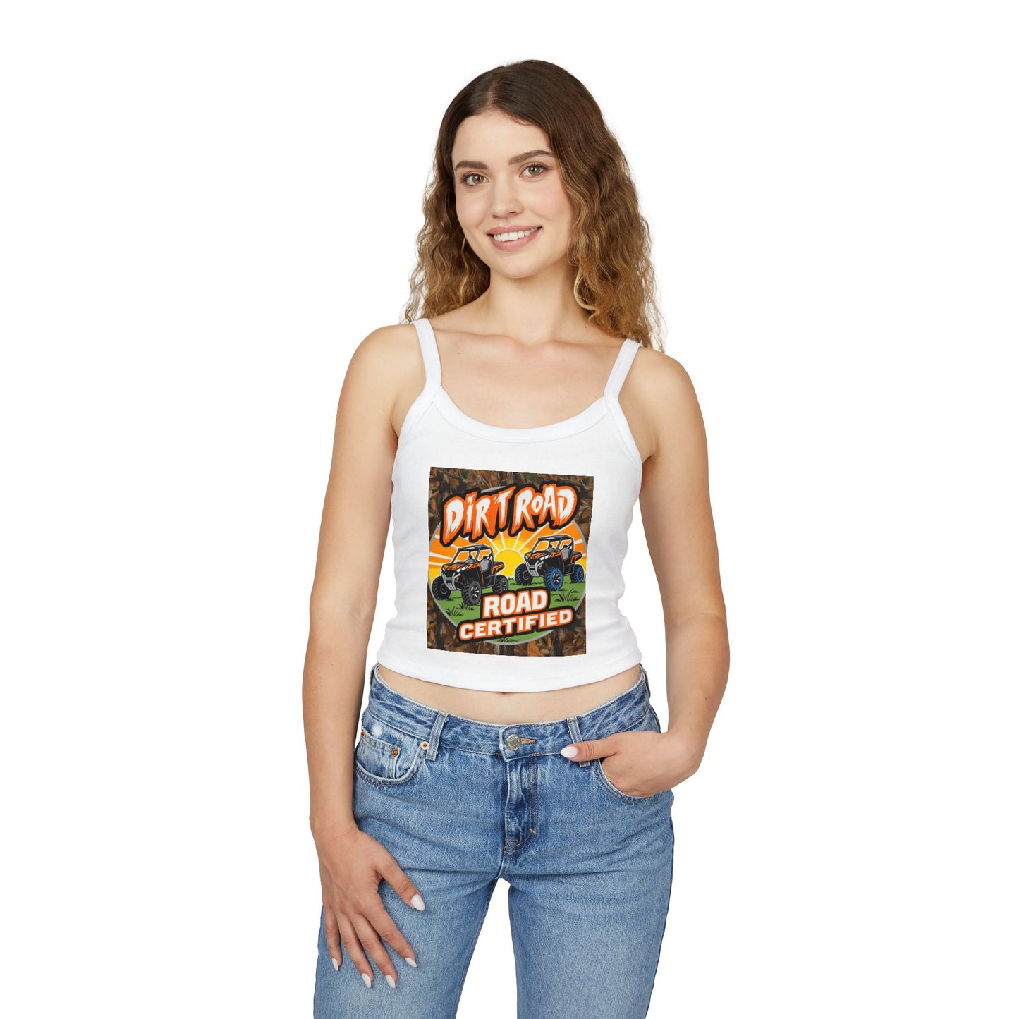 Dirt Road Certified Spaghetti Strap Tank Top