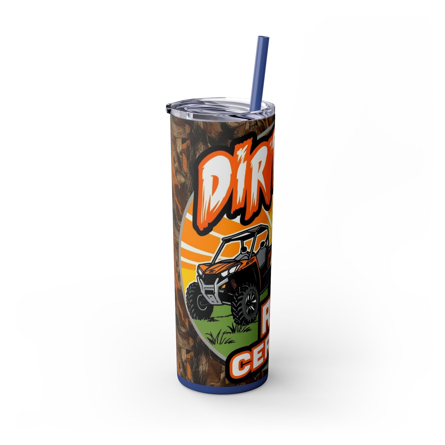 Dirt Road Certified Skinny Tumbler with Straw - 20oz