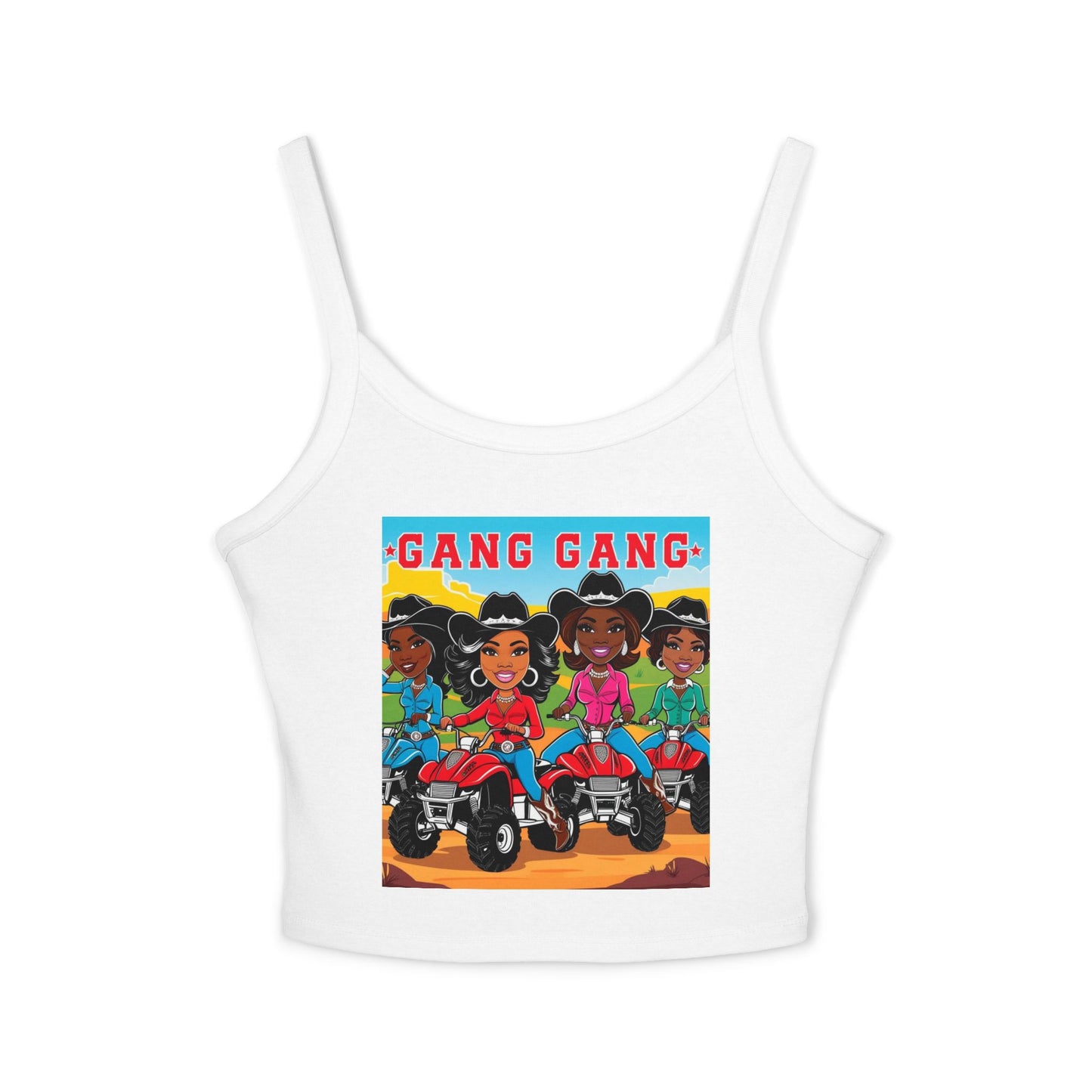 Cowgirl Gang Spaghetti Strap Tank Top