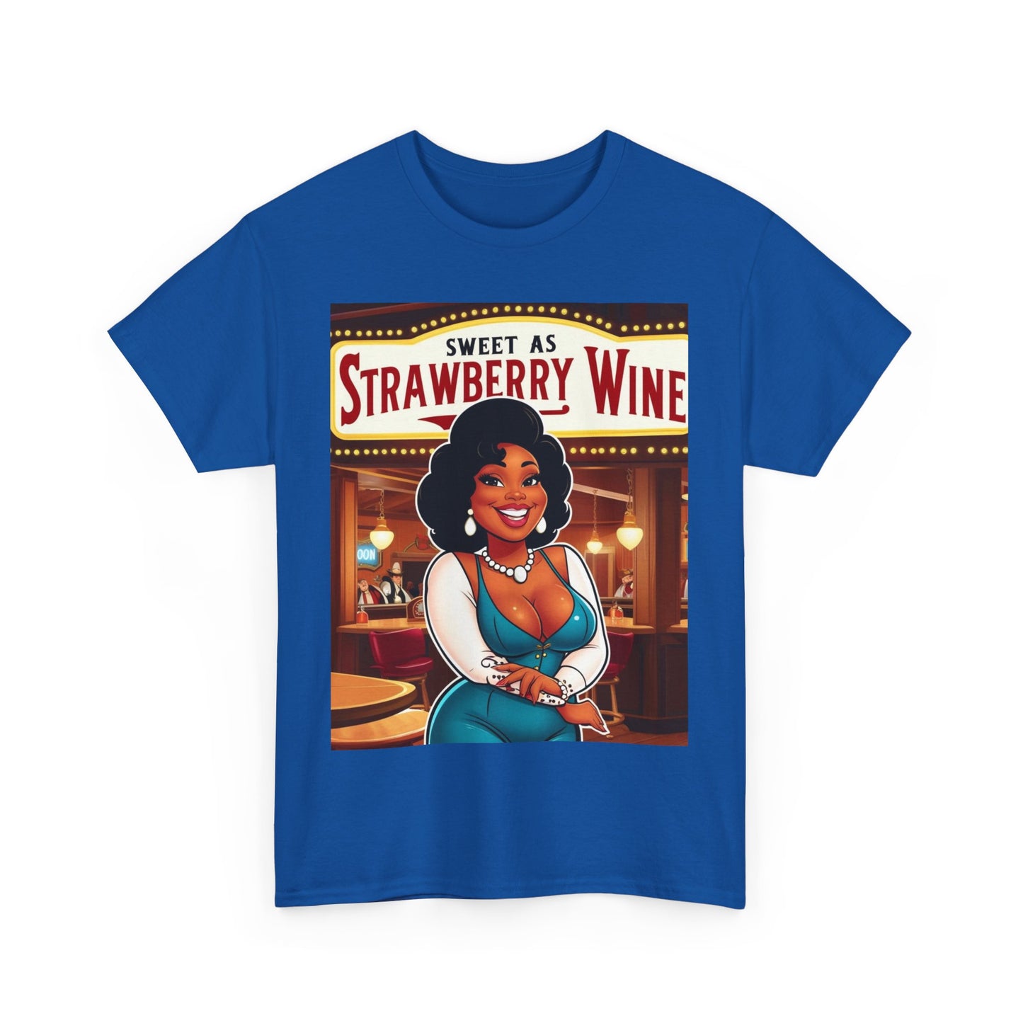 Sweet as Strawberry Wine Unisex Cotton Tee