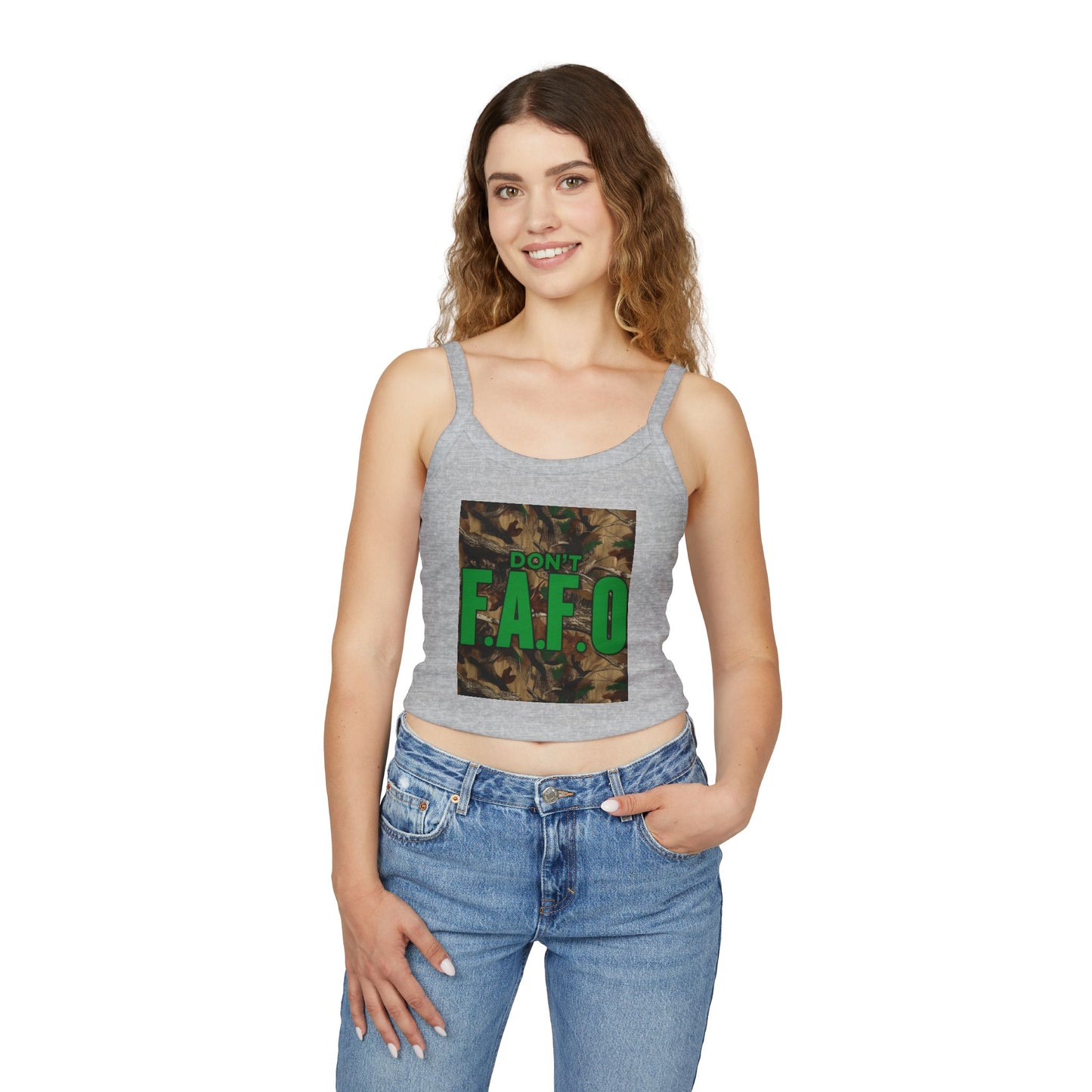 Don't F.A.F.O. Women's Spaghetti Strap Tank Top