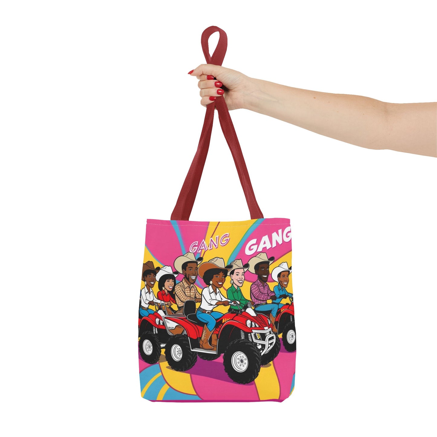 Retro Quad Gang Tote Bag