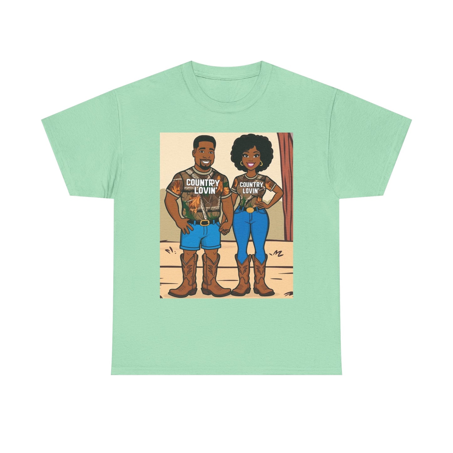 Country Lovin 2-More Colors Unisex Cotton Tee