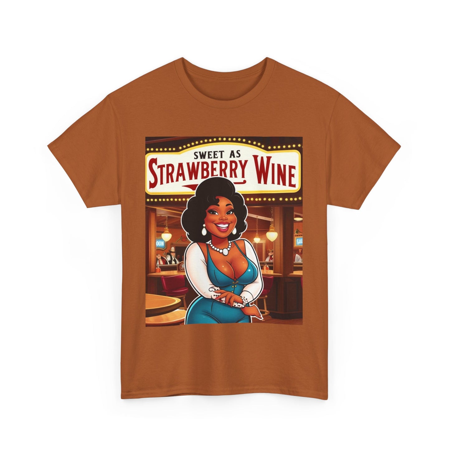 Sweet as Strawberry Wine Unisex Cotton Shirt